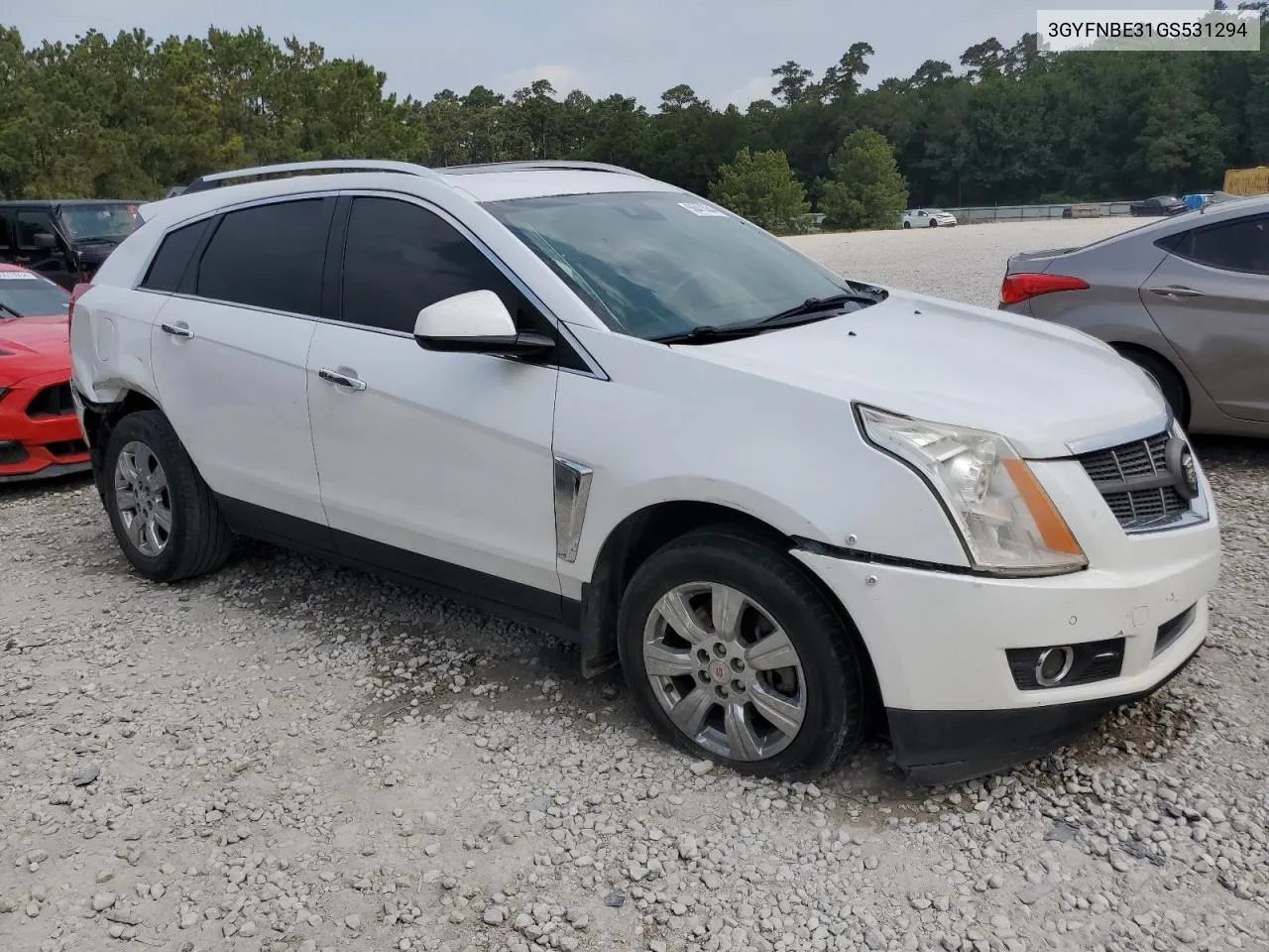 3GYFNBE31GS531294 2016 Cadillac Srx Luxury Collection