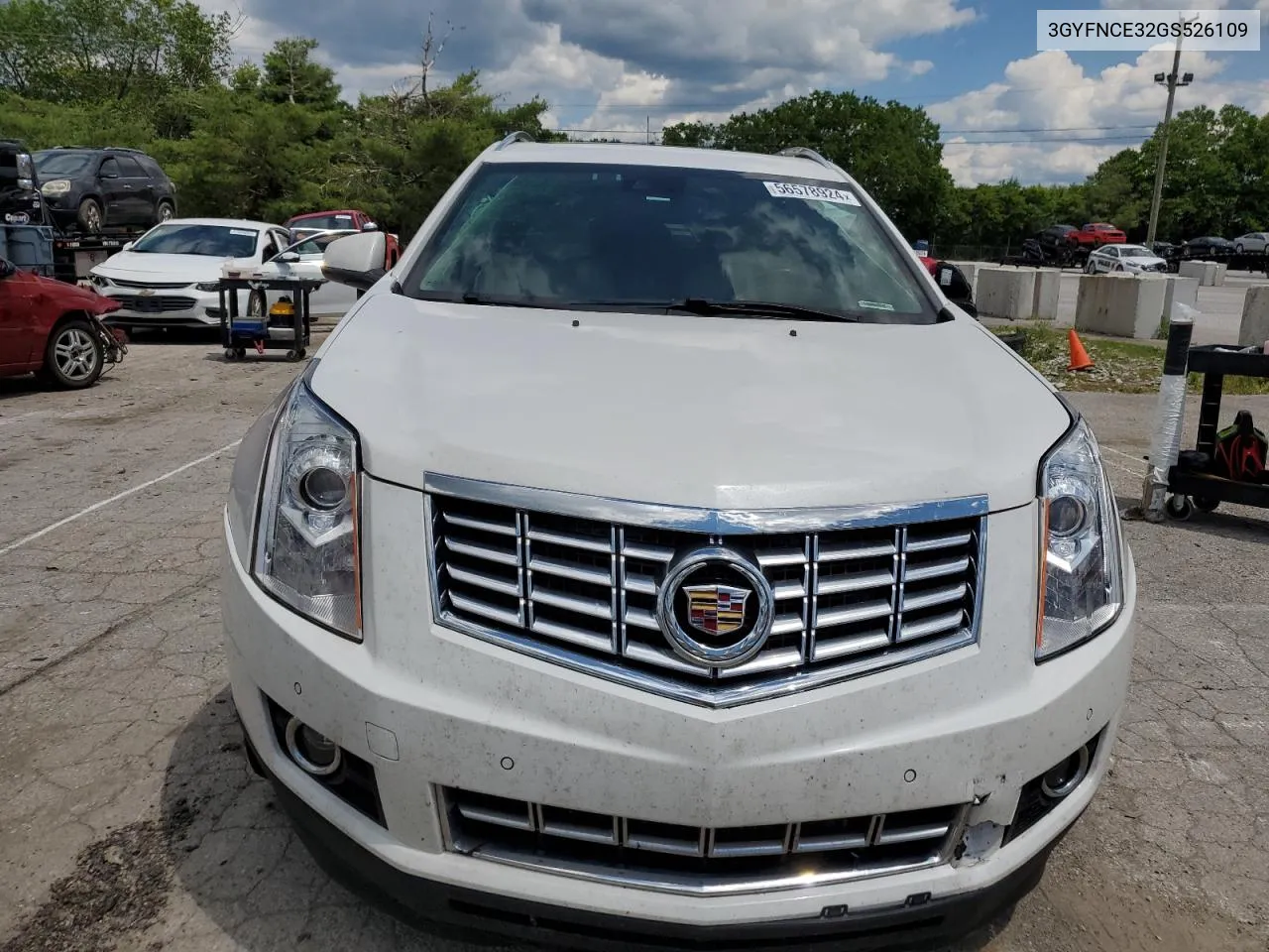 2016 Cadillac Srx Performance Collection VIN: 3GYFNCE32GS526109 Lot: 56578924