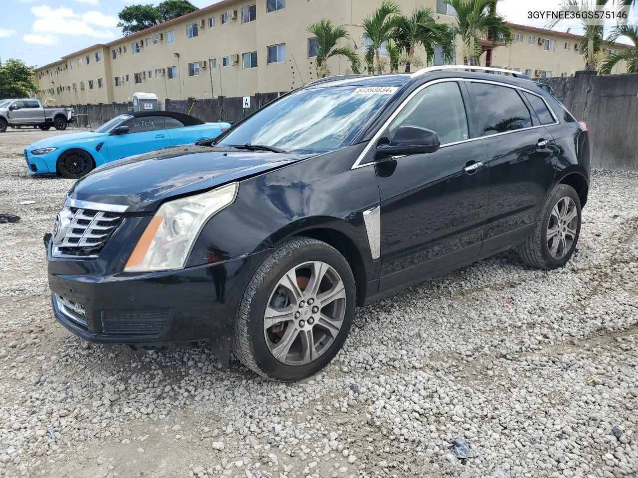 2016 Cadillac Srx Luxury Collection VIN: 3GYFNEE36GS575146 Lot: 57393834