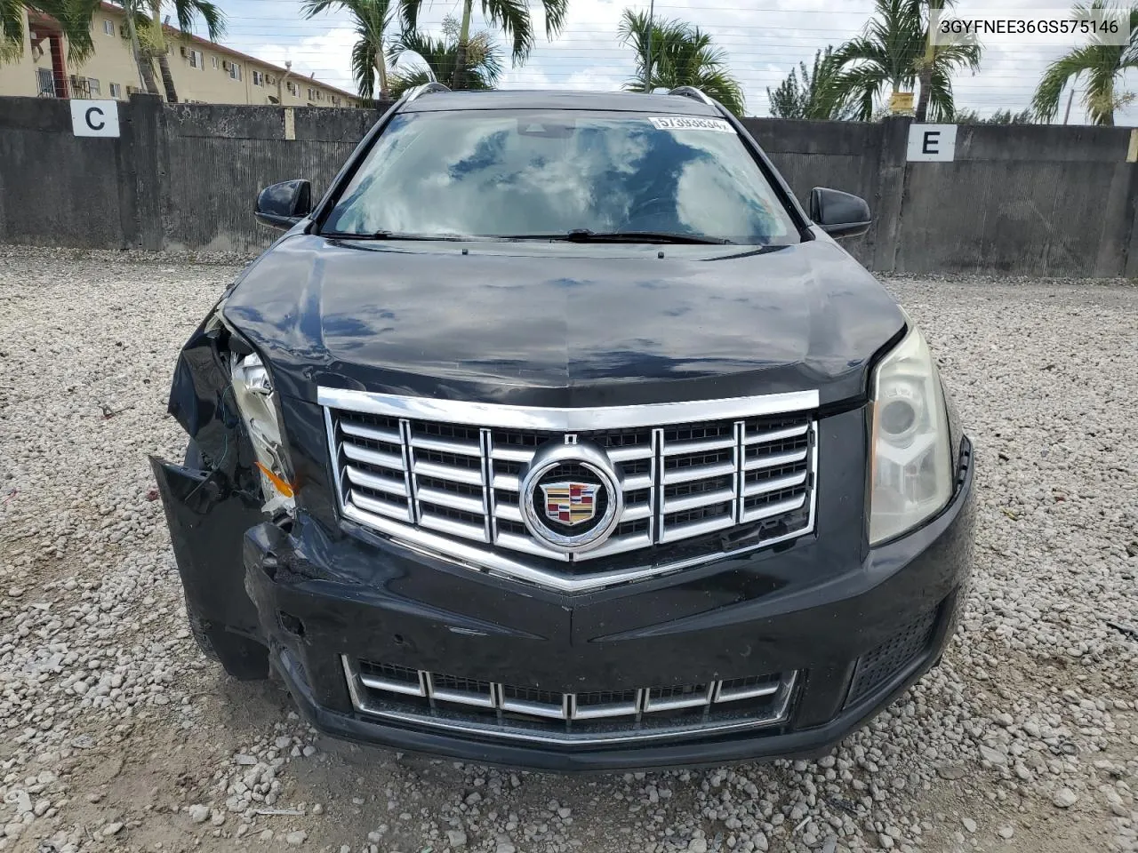 2016 Cadillac Srx Luxury Collection VIN: 3GYFNEE36GS575146 Lot: 57393834