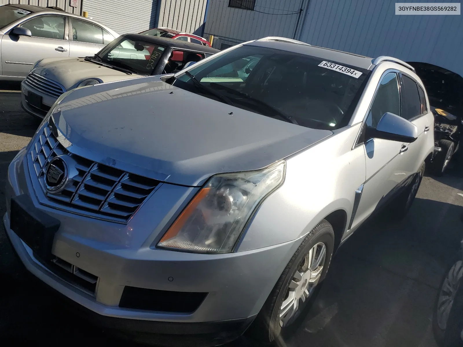 2016 Cadillac Srx Luxury Collection VIN: 3GYFNBE38GS569282 Lot: 63314394