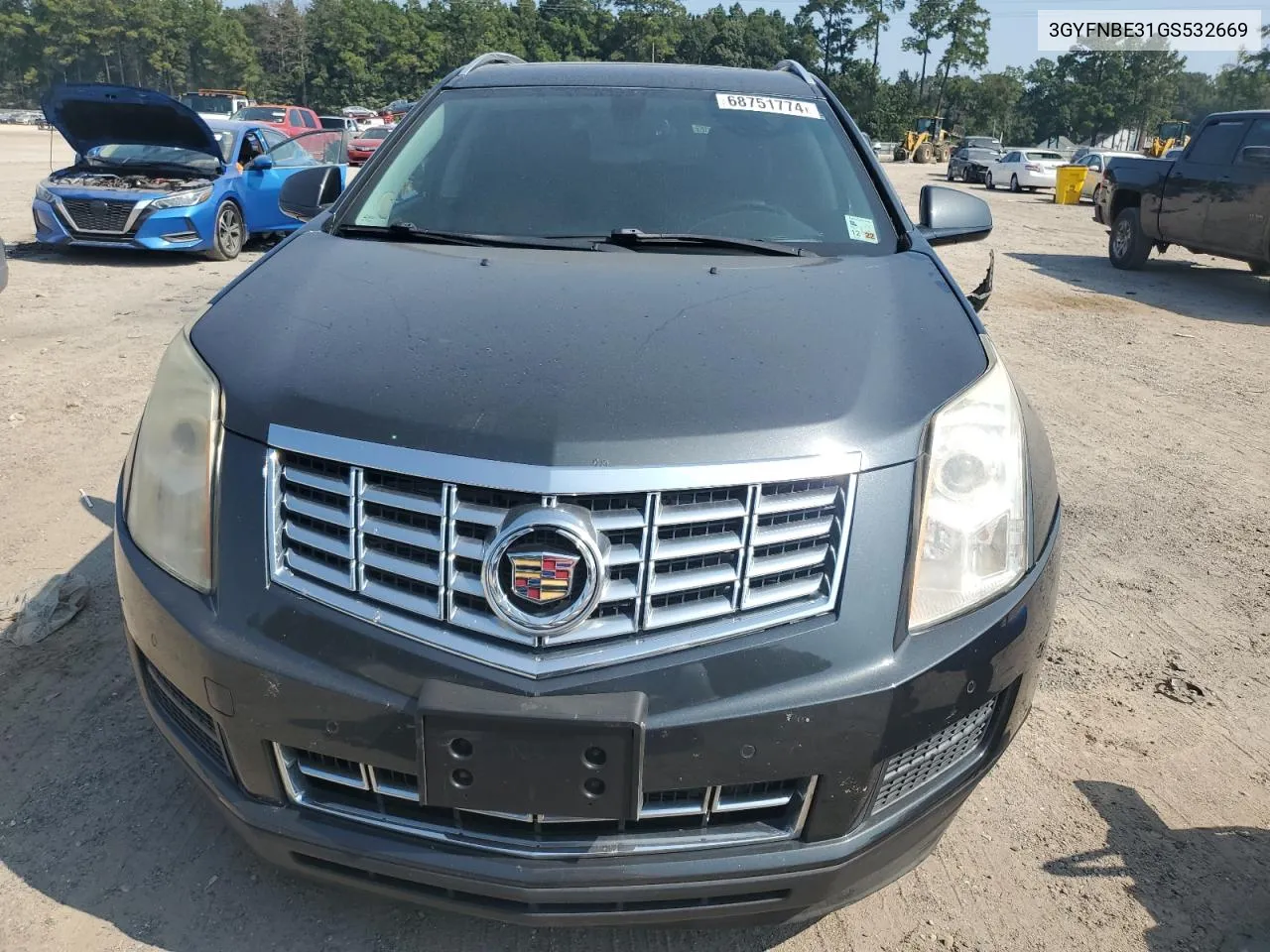 3GYFNBE31GS532669 2016 Cadillac Srx Luxury Collection