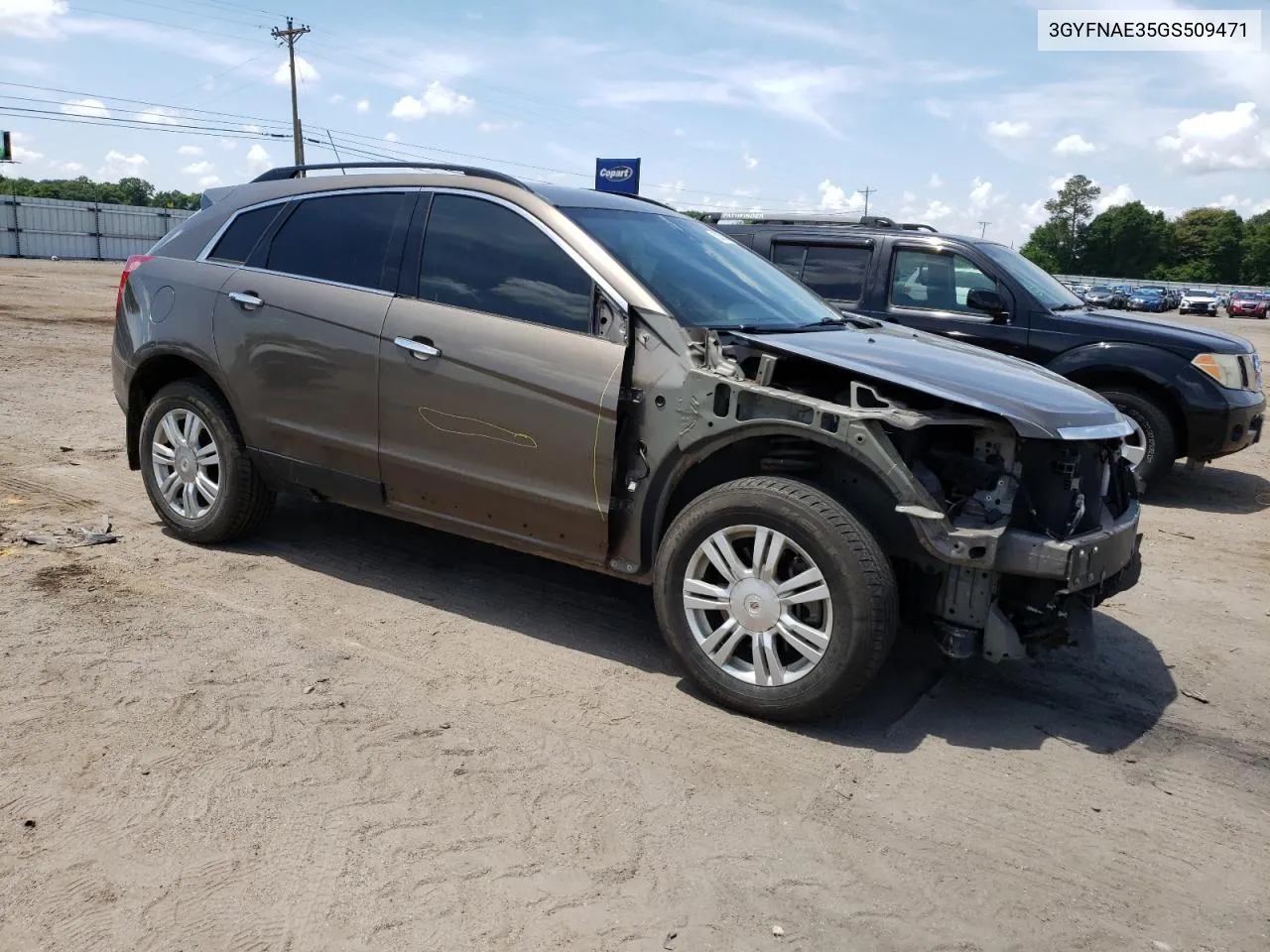 2016 Cadillac Srx VIN: 3GYFNAE35GS509471 Lot: 69401274