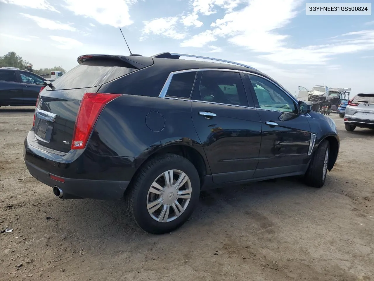 2016 Cadillac Srx Luxury Collection VIN: 3GYFNEE31GS500824 Lot: 69500814