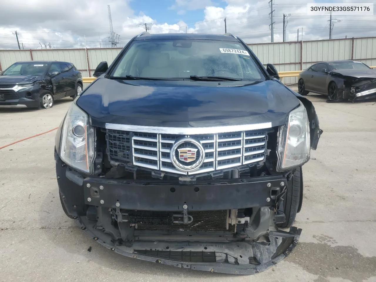 3GYFNDE33GS571176 2016 Cadillac Srx Premium Collection