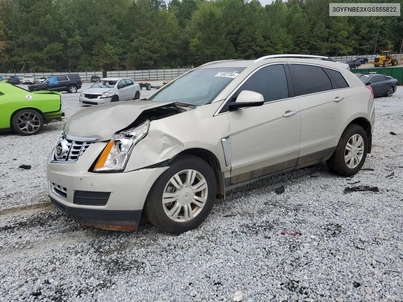 2016 Cadillac Srx Luxury Collection VIN: 3GYFNBE3XGS555822 Lot: 71562784