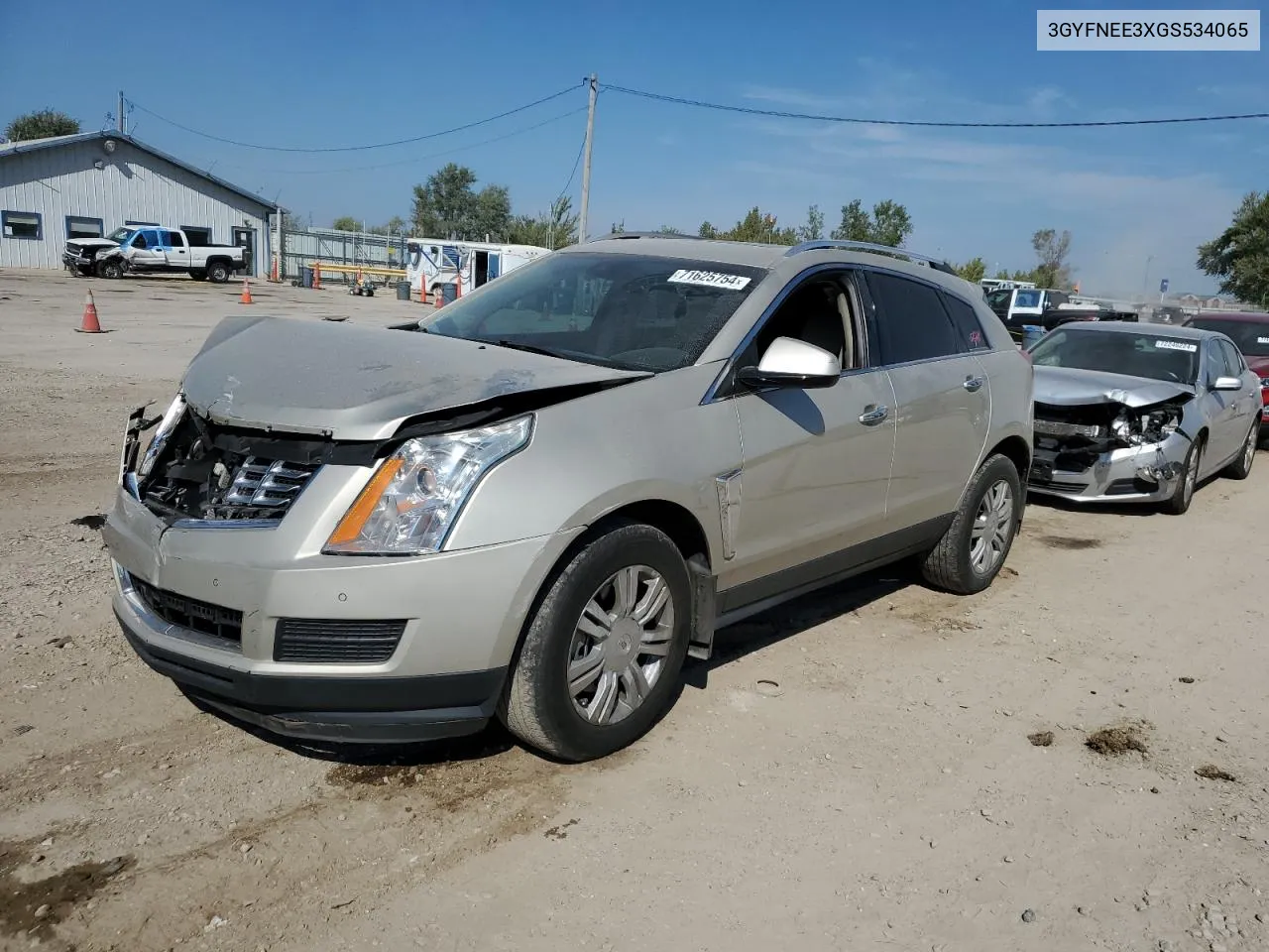 2016 Cadillac Srx Luxury Collection VIN: 3GYFNEE3XGS534065 Lot: 71625754