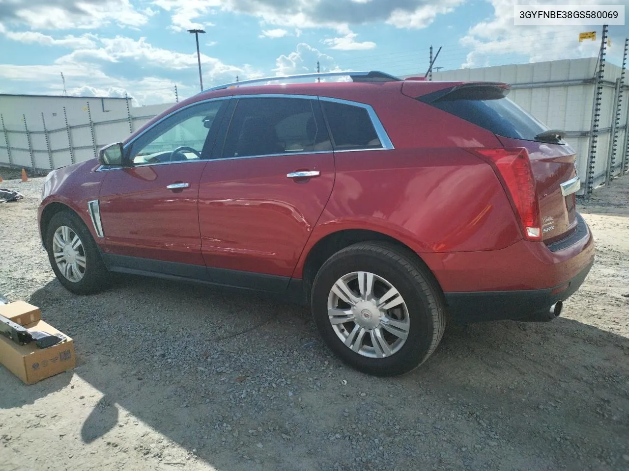 2016 Cadillac Srx Luxury Collection VIN: 3GYFNBE38GS580069 Lot: 71762324