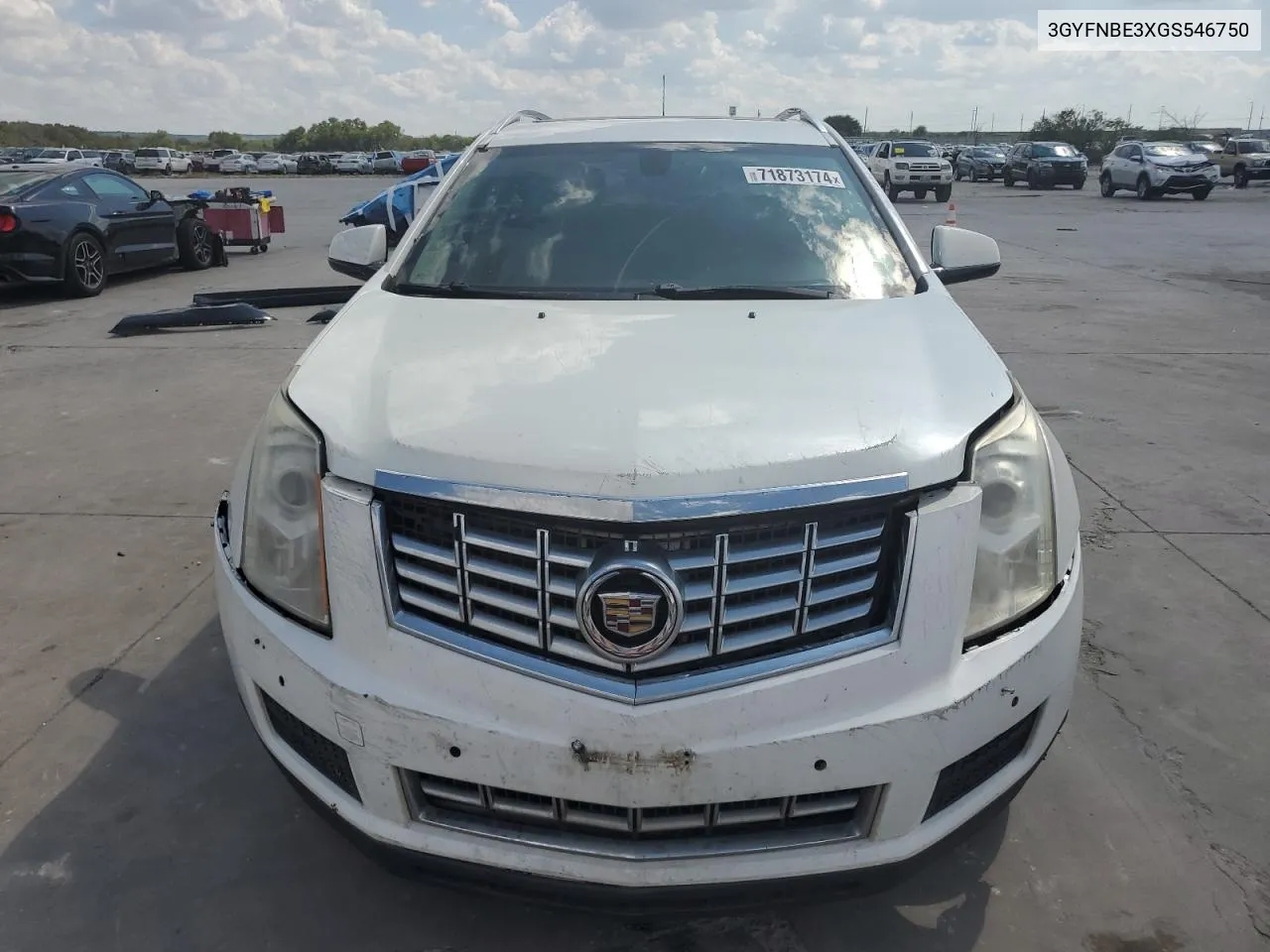 2016 Cadillac Srx Luxury Collection VIN: 3GYFNBE3XGS546750 Lot: 71873174