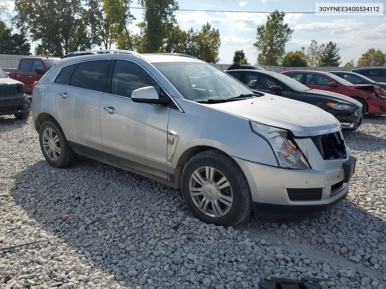 2016 Cadillac Srx Luxury Collection VIN: 3GYFNEE34GS534112 Lot: 72141524