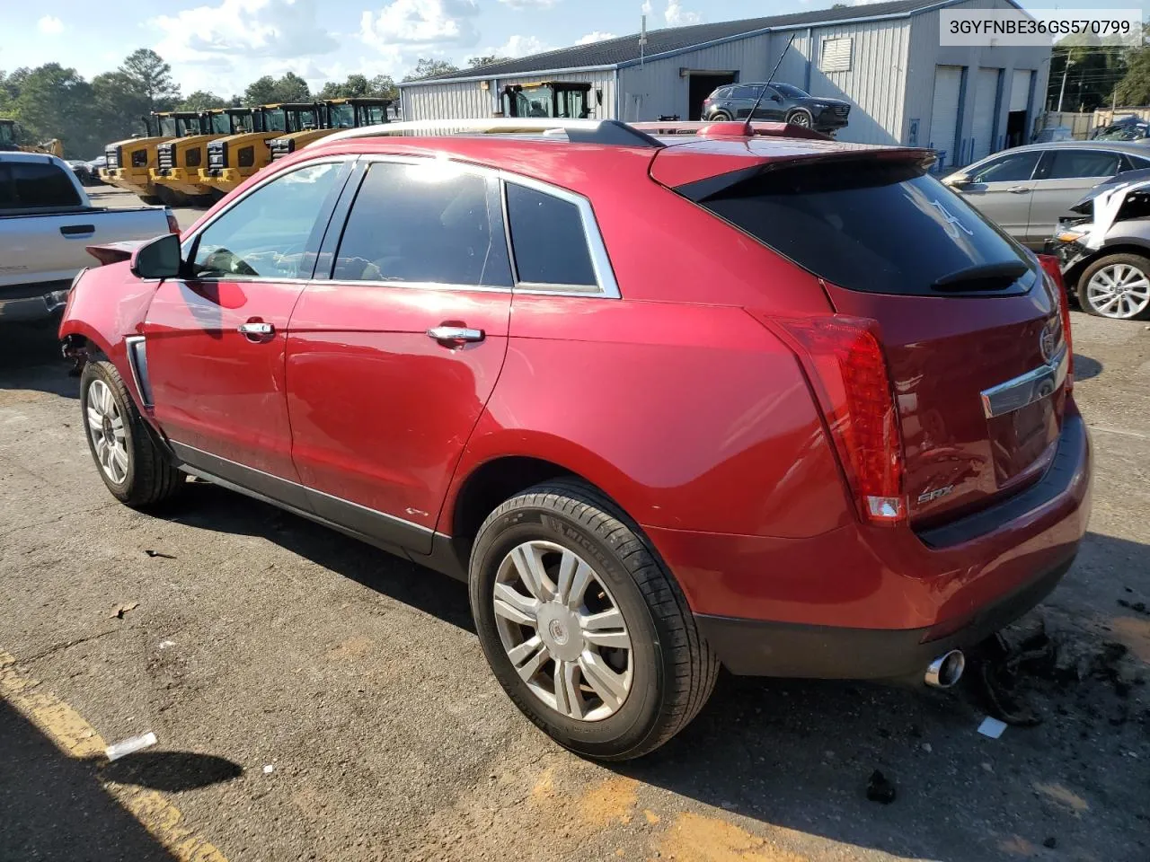 2016 Cadillac Srx Luxury Collection VIN: 3GYFNBE36GS570799 Lot: 72272424