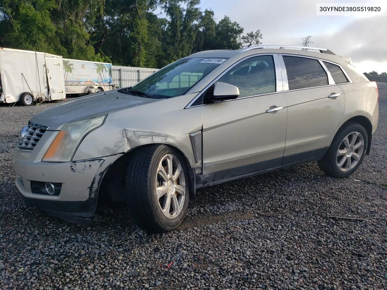 2016 Cadillac Srx Premium Collection VIN: 3GYFNDE38GS519820 Lot: 73225644