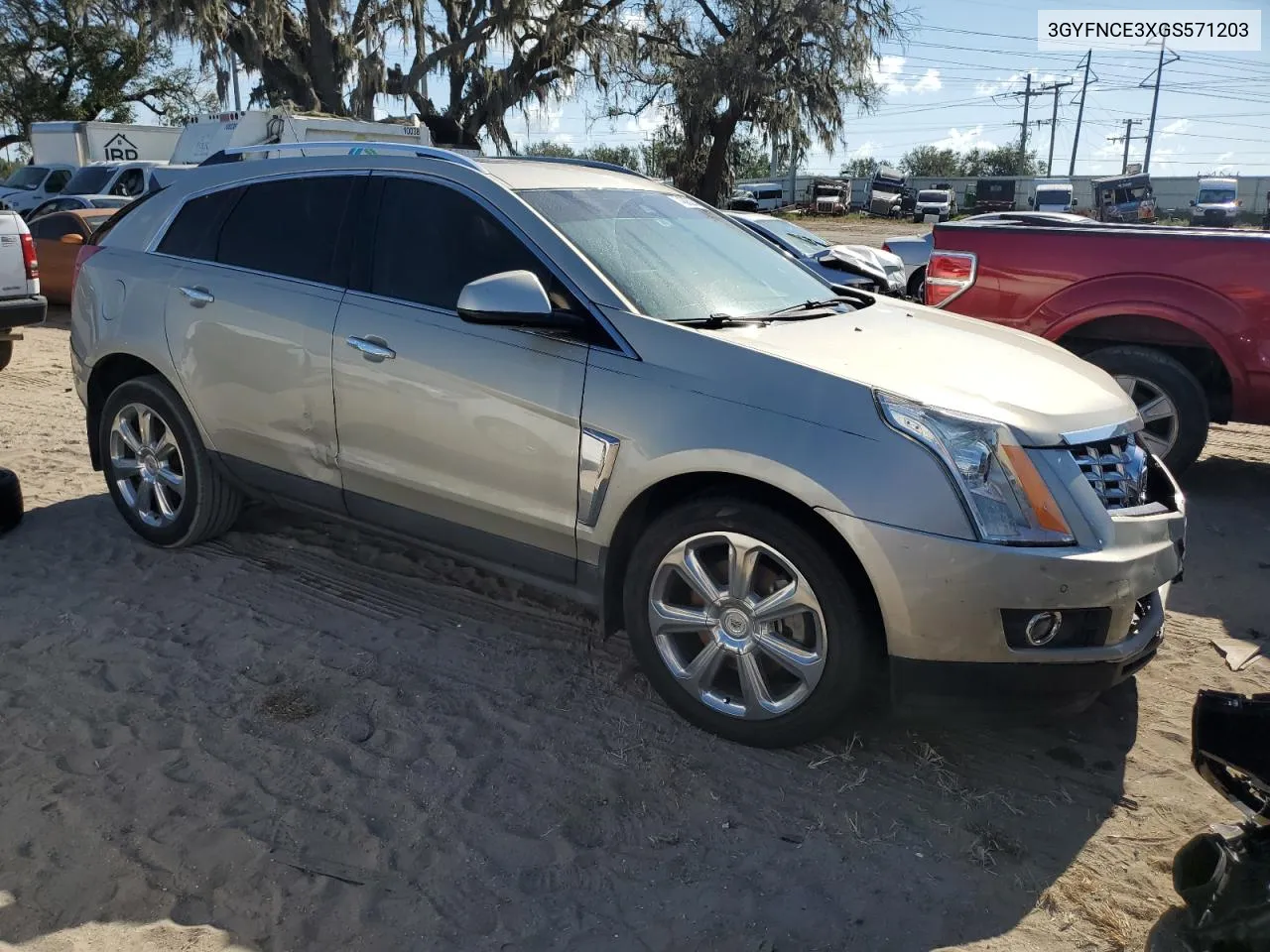 2016 Cadillac Srx Performance Collection VIN: 3GYFNCE3XGS571203 Lot: 74025074