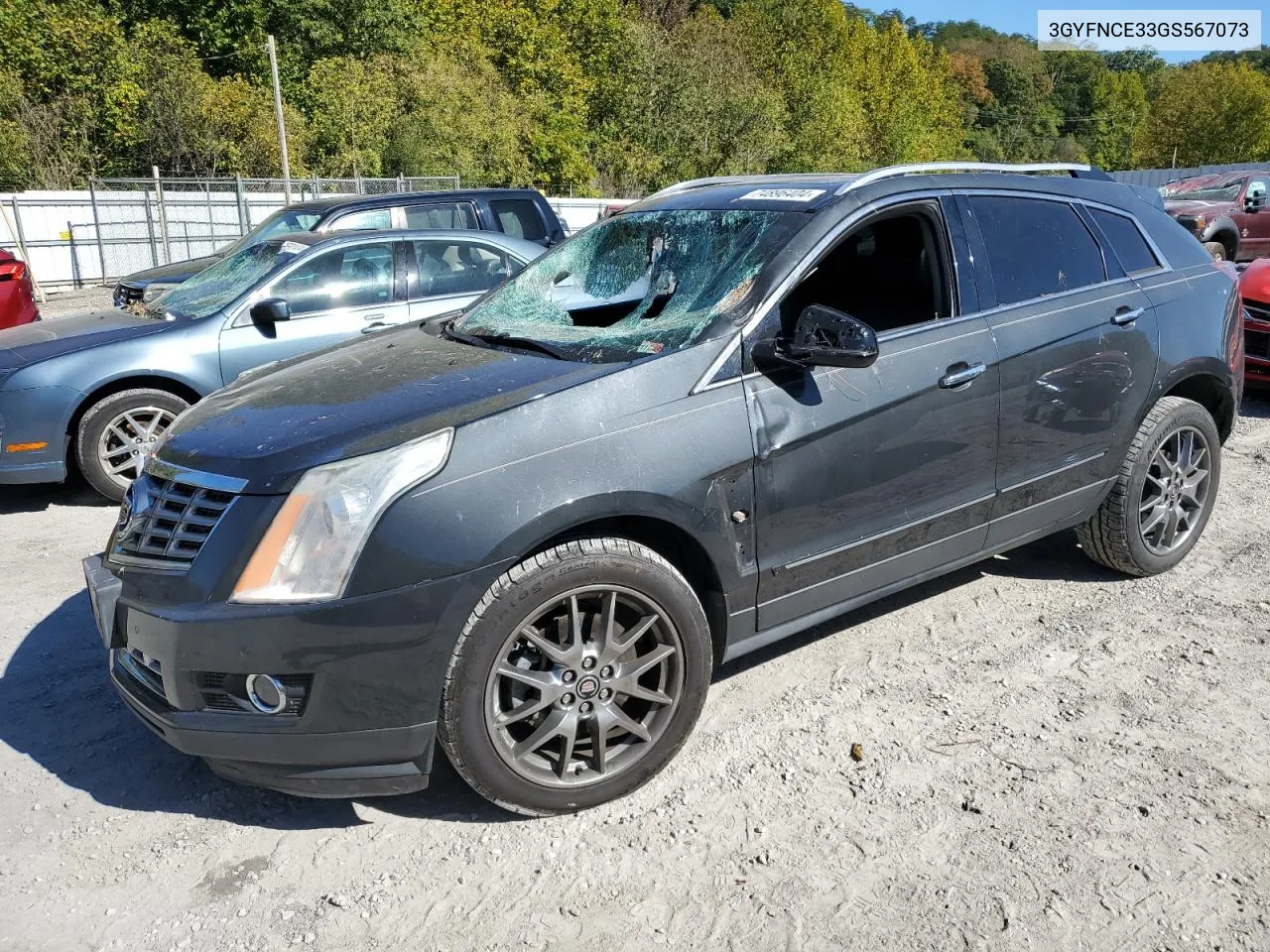 2016 Cadillac Srx Performance Collection VIN: 3GYFNCE33GS567073 Lot: 74896404