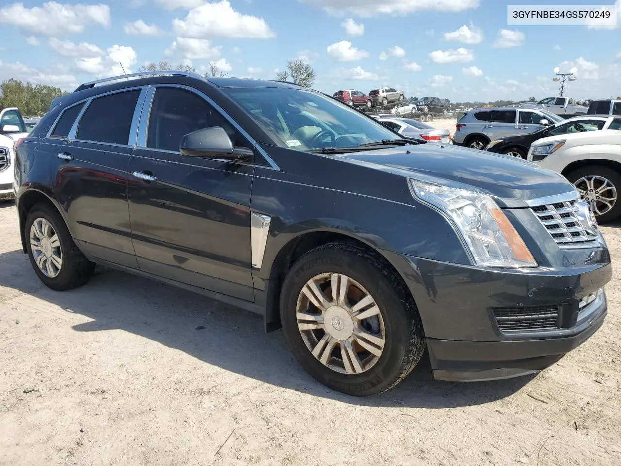 2016 Cadillac Srx Luxury Collection VIN: 3GYFNBE34GS570249 Lot: 75090324