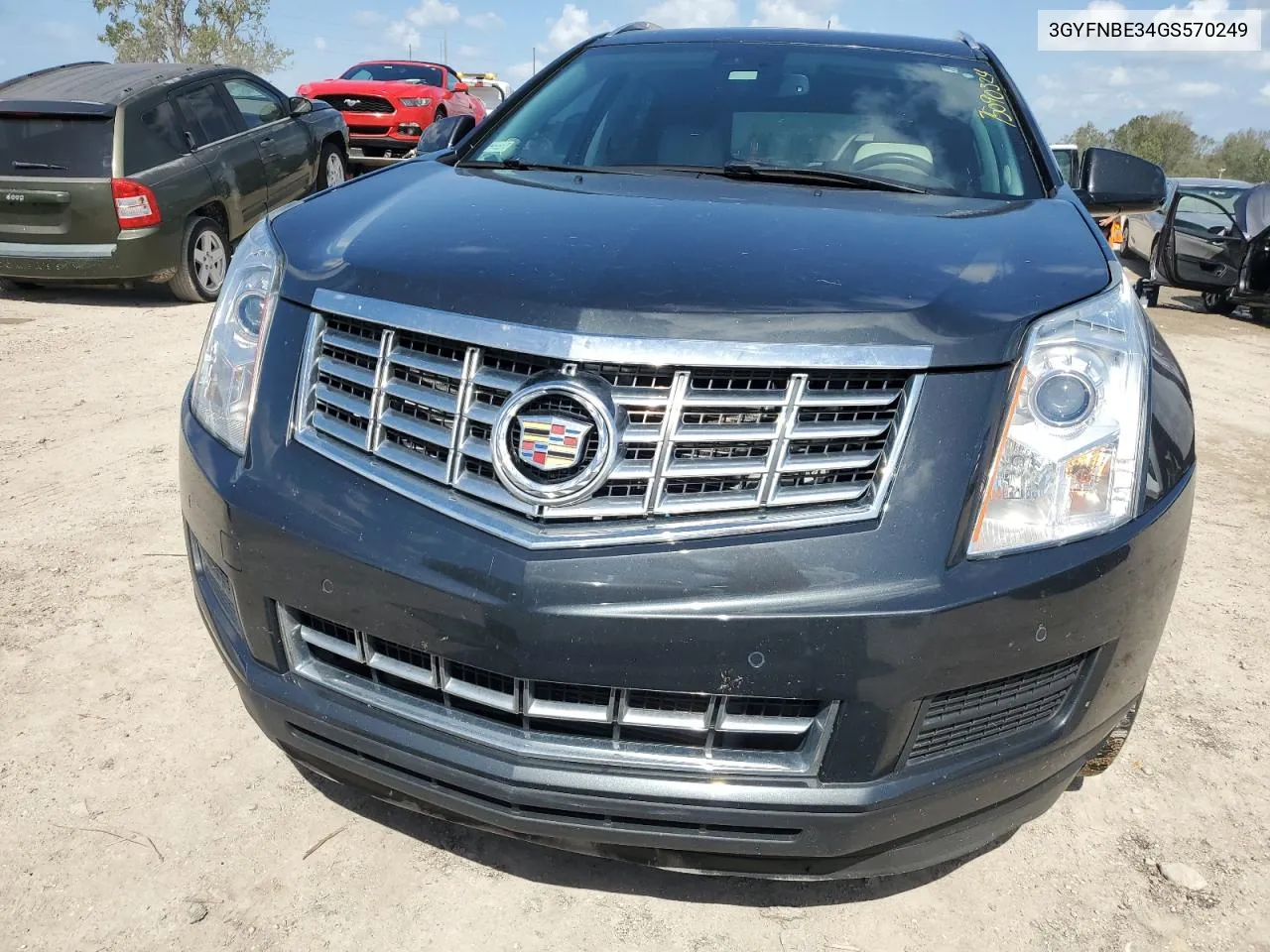 2016 Cadillac Srx Luxury Collection VIN: 3GYFNBE34GS570249 Lot: 75090324