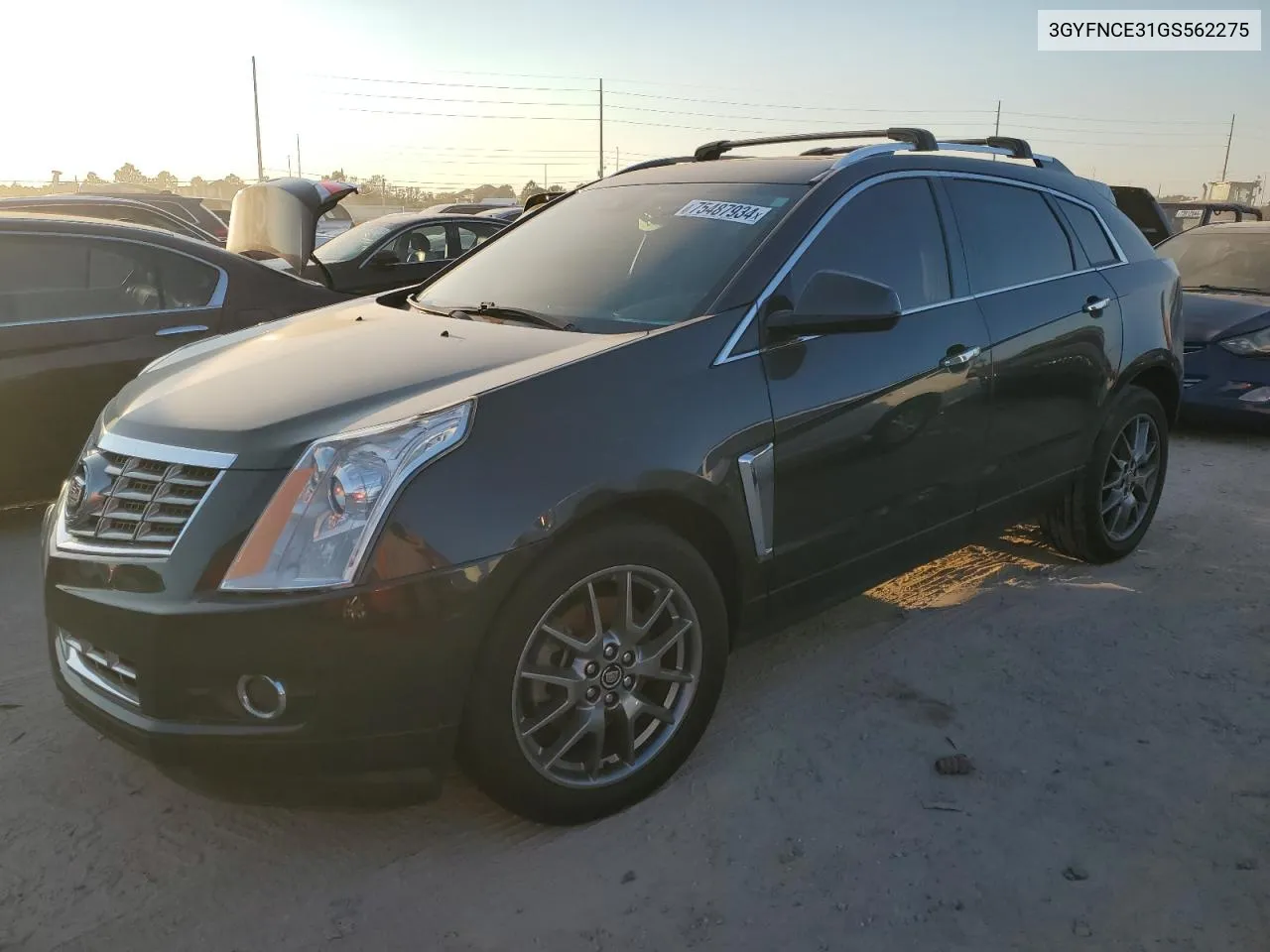 2016 Cadillac Srx Performance Collection VIN: 3GYFNCE31GS562275 Lot: 75487934