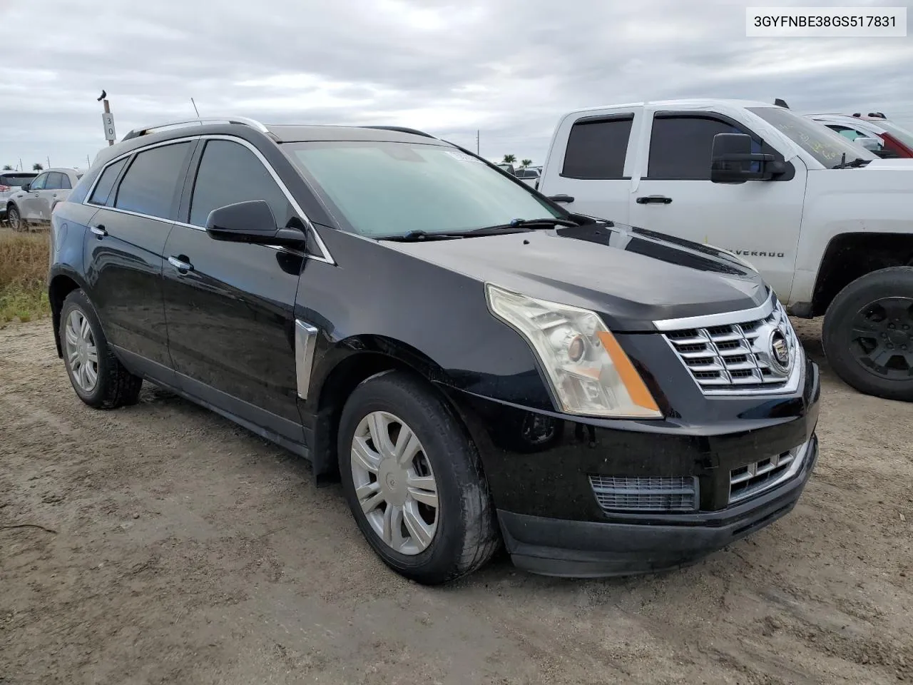 2016 Cadillac Srx Luxury Collection VIN: 3GYFNBE38GS517831 Lot: 75628554