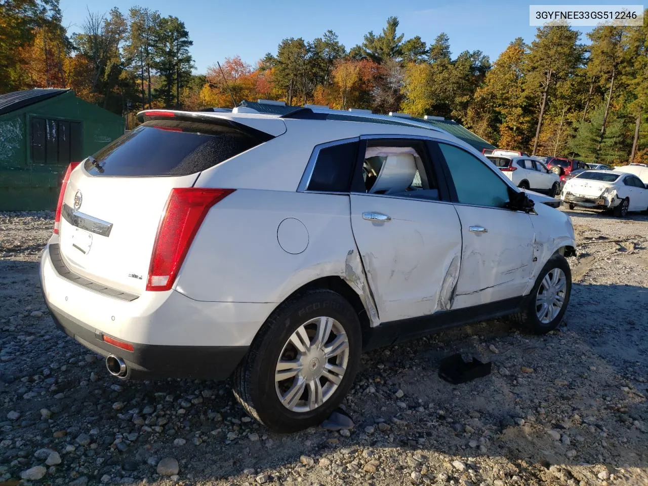 2016 Cadillac Srx Luxury Collection VIN: 3GYFNEE33GS512246 Lot: 75901014