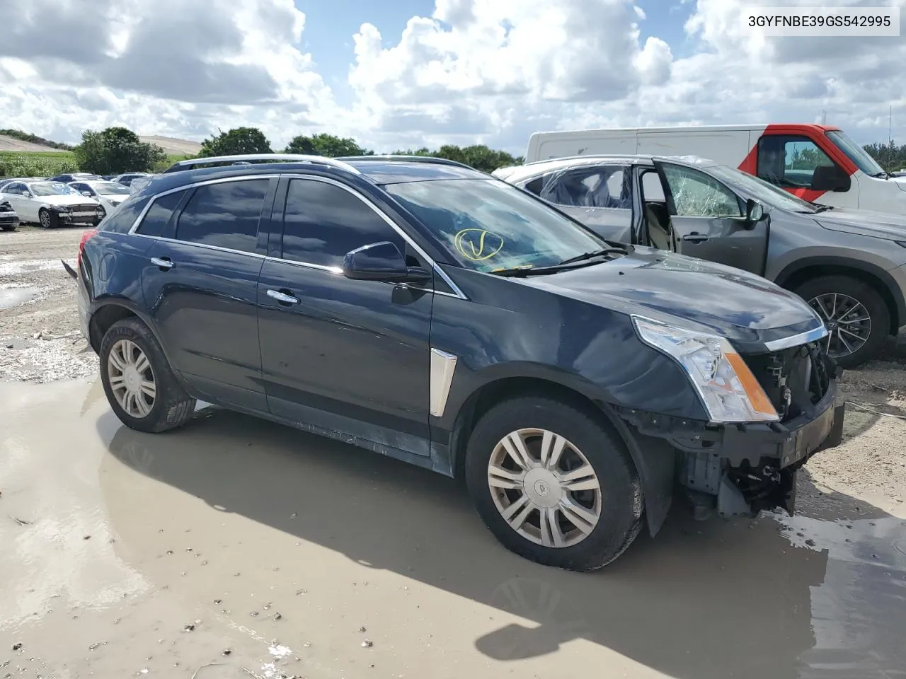 2016 Cadillac Srx Luxury Collection VIN: 3GYFNBE39GS542995 Lot: 76457174