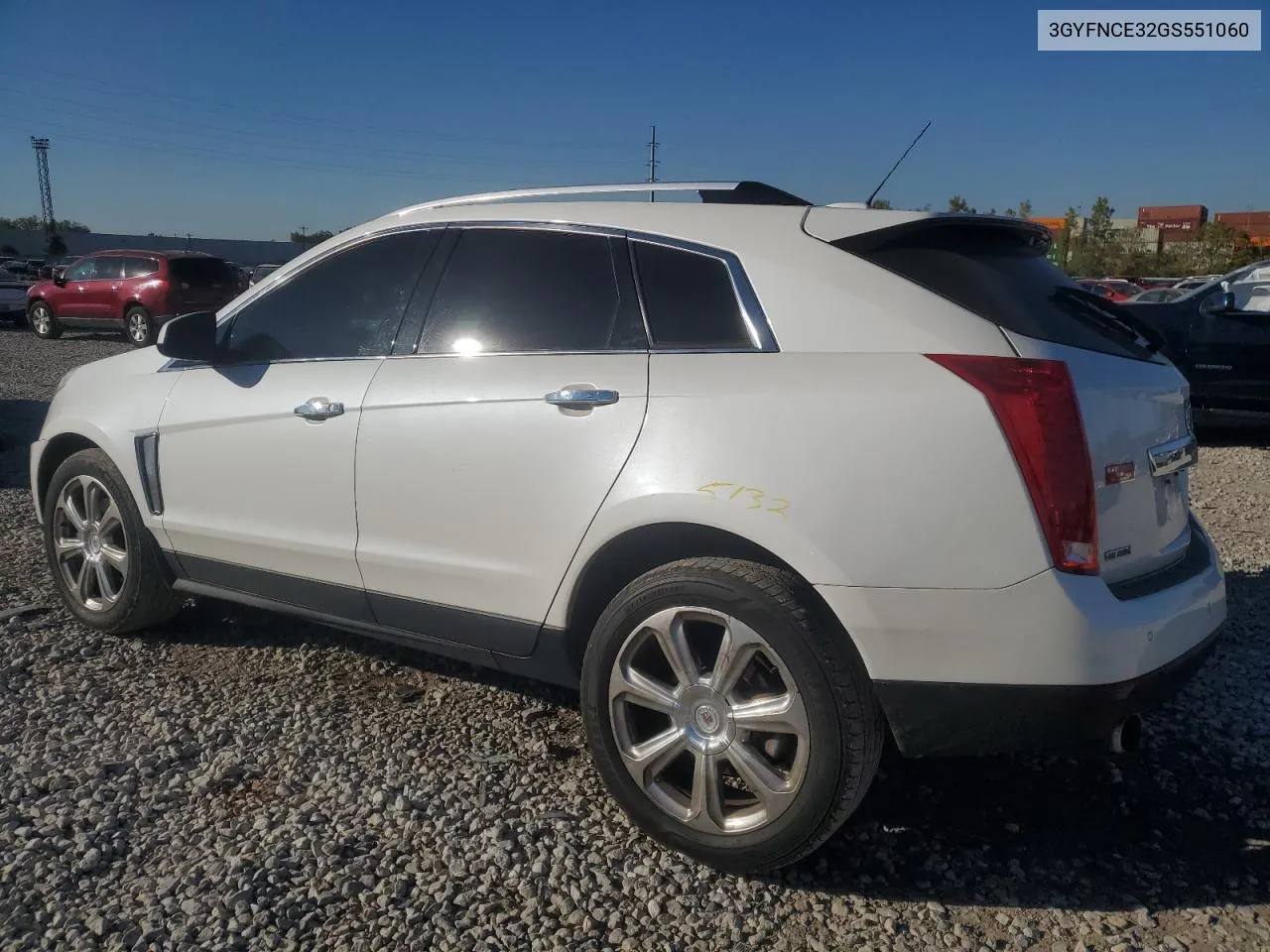 2016 Cadillac Srx Performance Collection VIN: 3GYFNCE32GS551060 Lot: 76531904