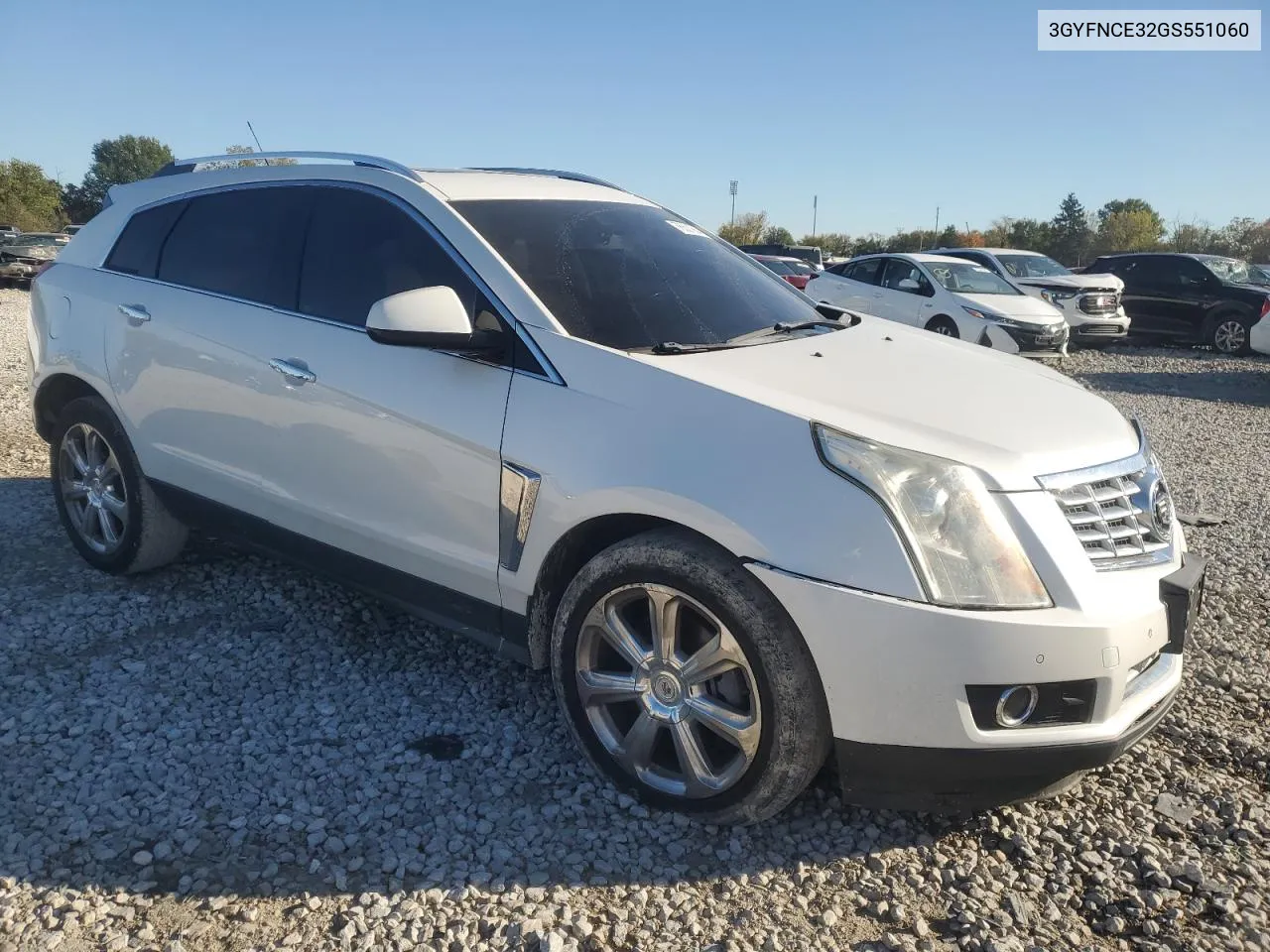 2016 Cadillac Srx Performance Collection VIN: 3GYFNCE32GS551060 Lot: 76531904