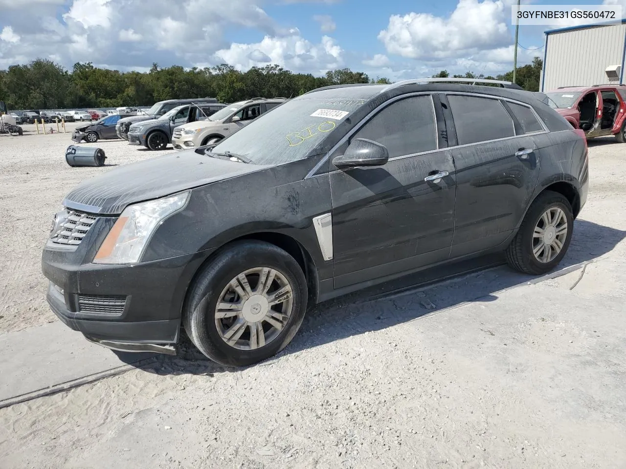 2016 Cadillac Srx Luxury Collection VIN: 3GYFNBE31GS560472 Lot: 76693734