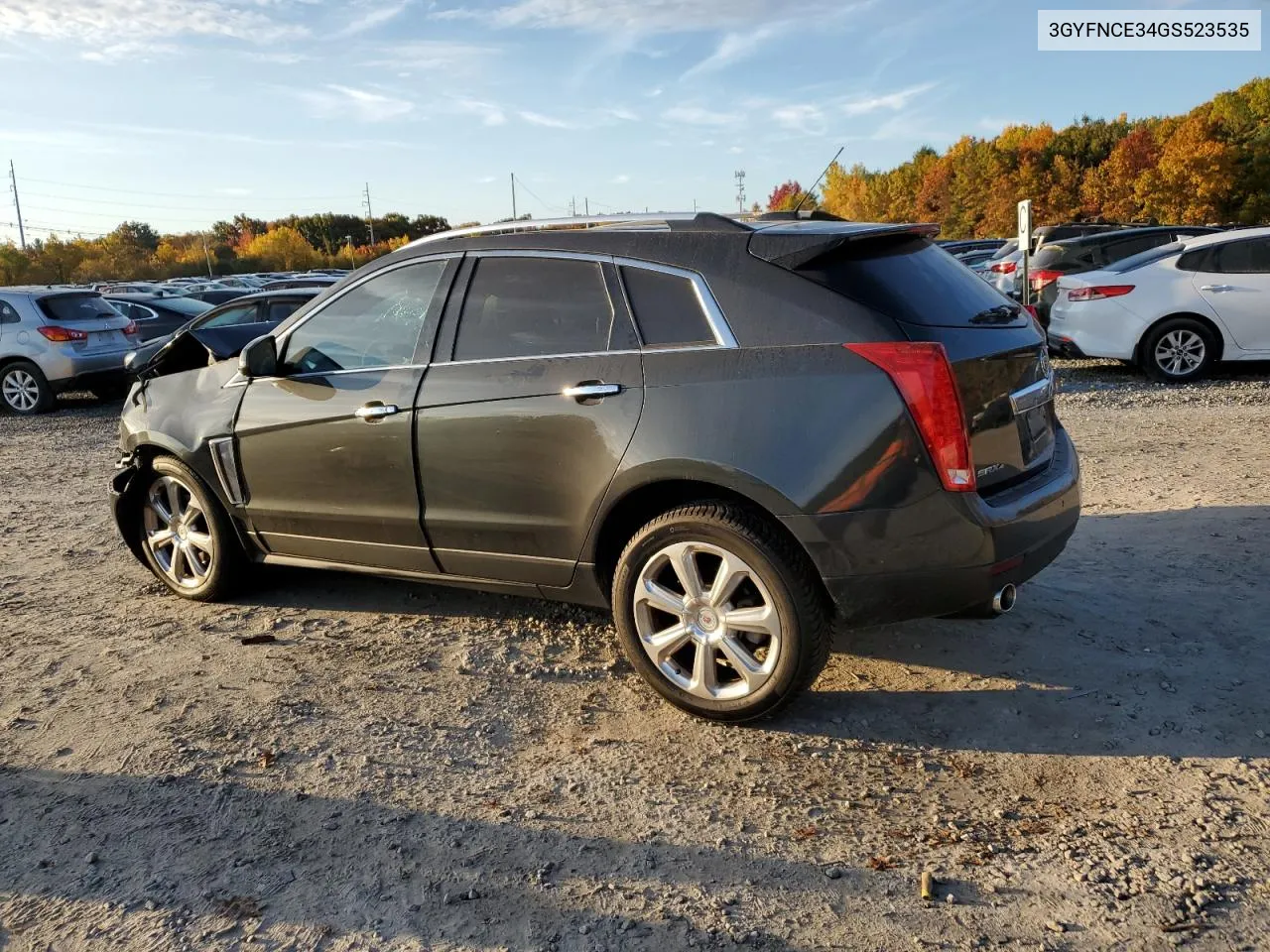 2016 Cadillac Srx Performance Collection VIN: 3GYFNCE34GS523535 Lot: 76861024