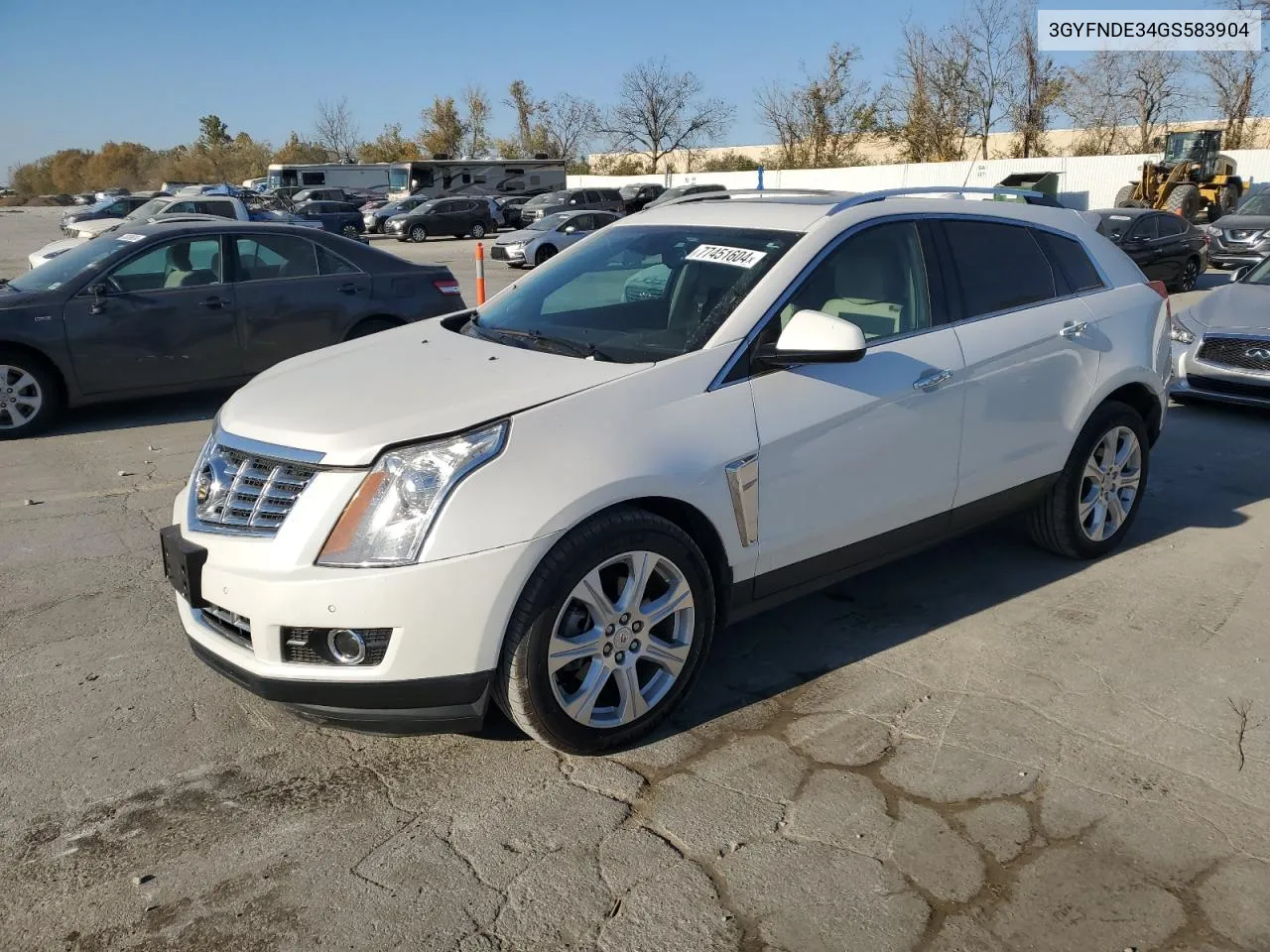 2016 Cadillac Srx Premium Collection VIN: 3GYFNDE34GS583904 Lot: 77451604