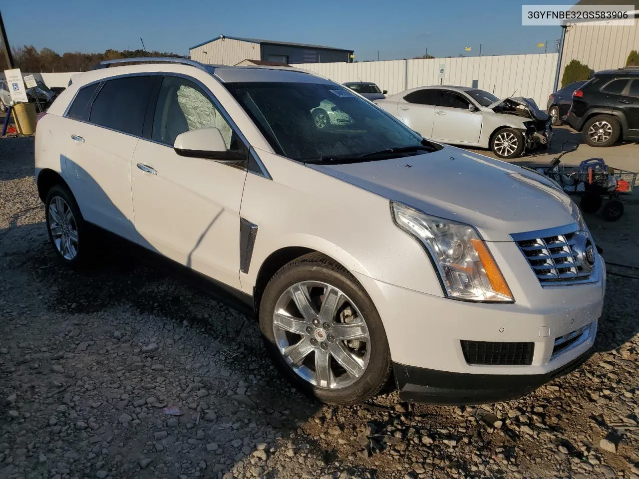 2016 Cadillac Srx Luxury Collection VIN: 3GYFNBE32GS583906 Lot: 78410844