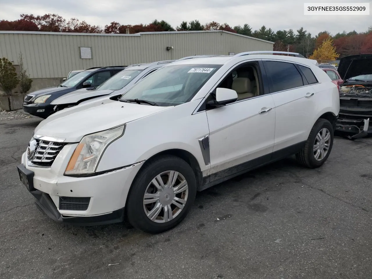 2016 Cadillac Srx Luxury Collection VIN: 3GYFNEE35GS552909 Lot: 78717644