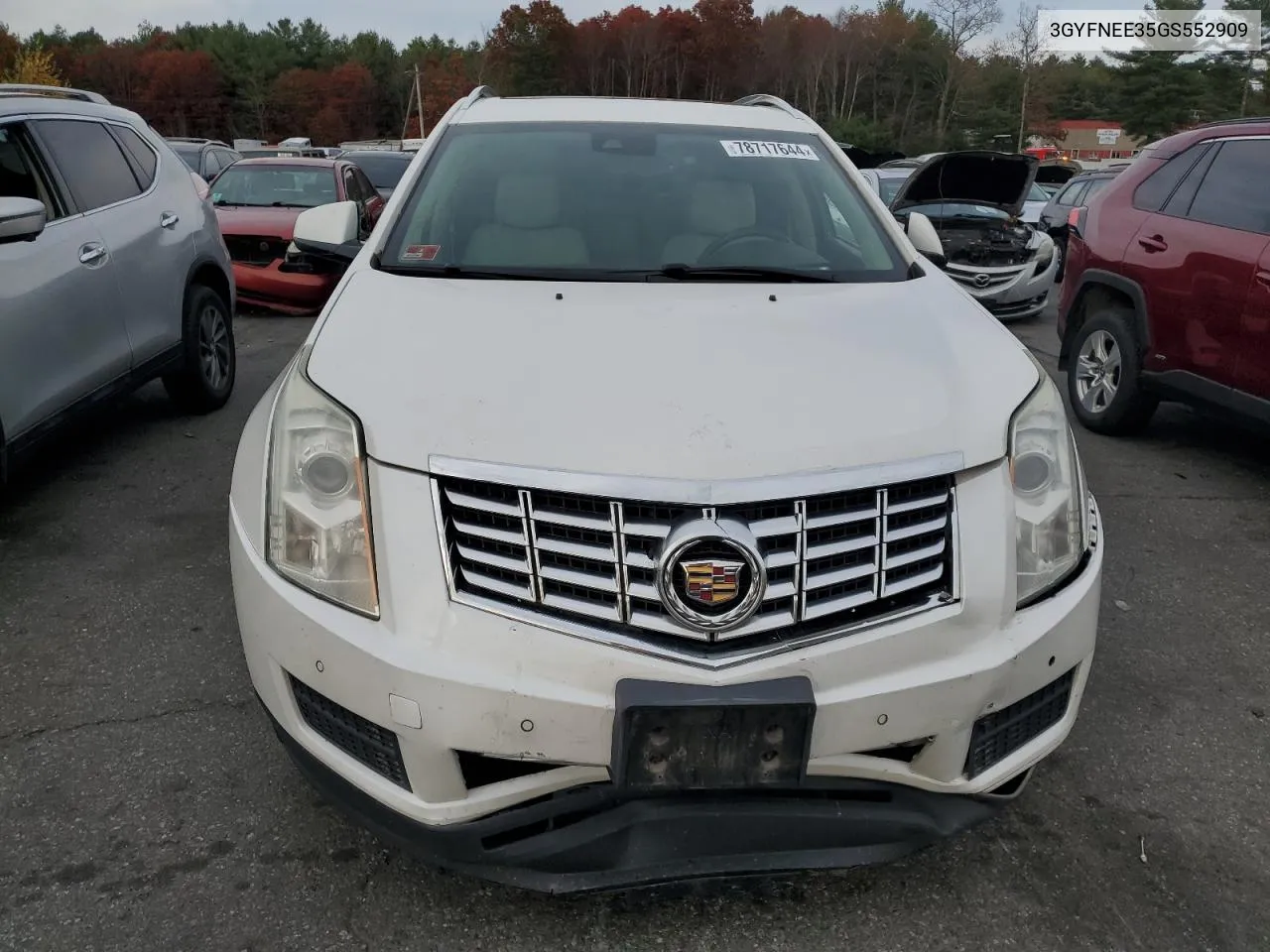 2016 Cadillac Srx Luxury Collection VIN: 3GYFNEE35GS552909 Lot: 78717644