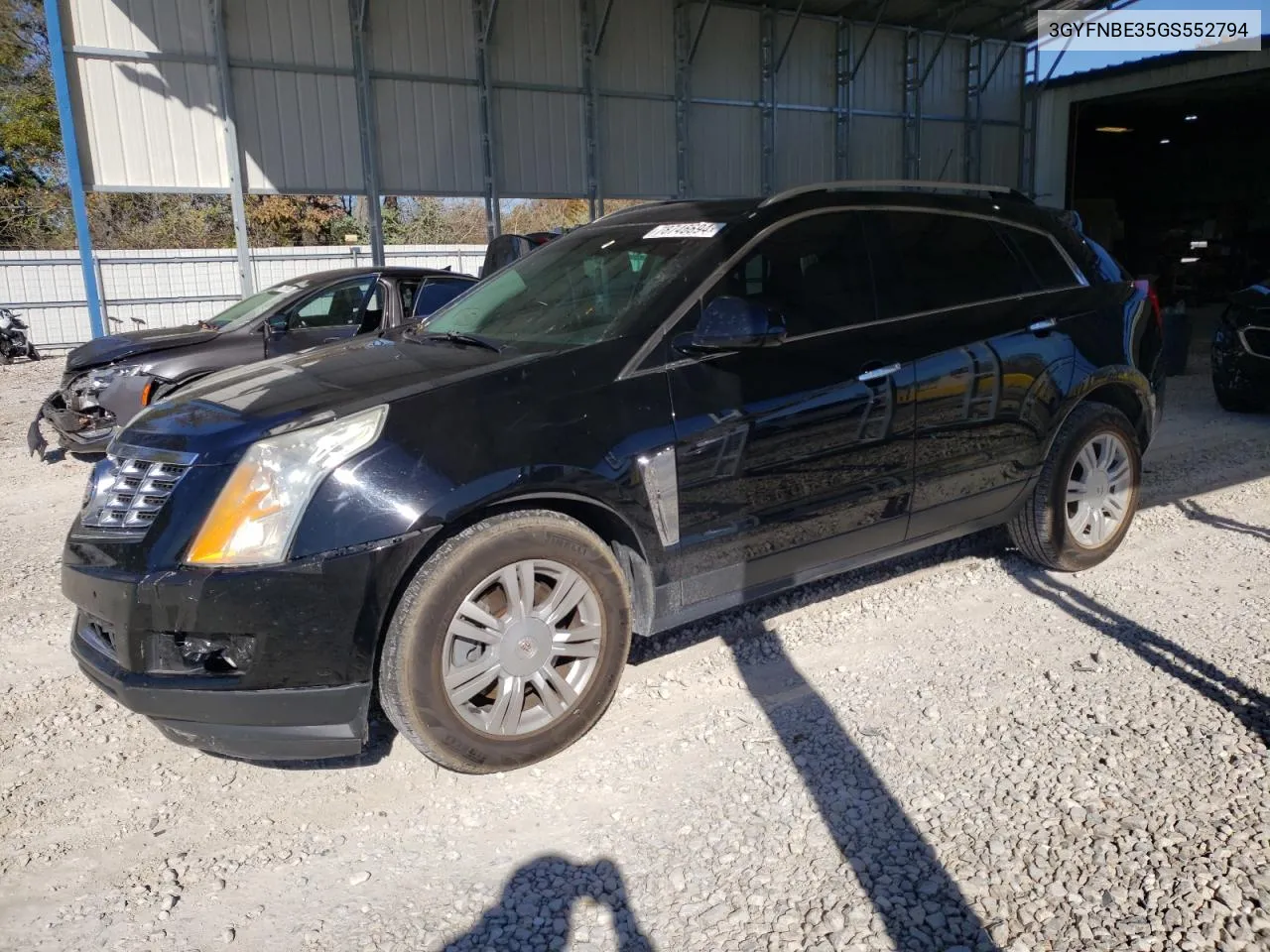 2016 Cadillac Srx Luxury Collection VIN: 3GYFNBE35GS552794 Lot: 78746694