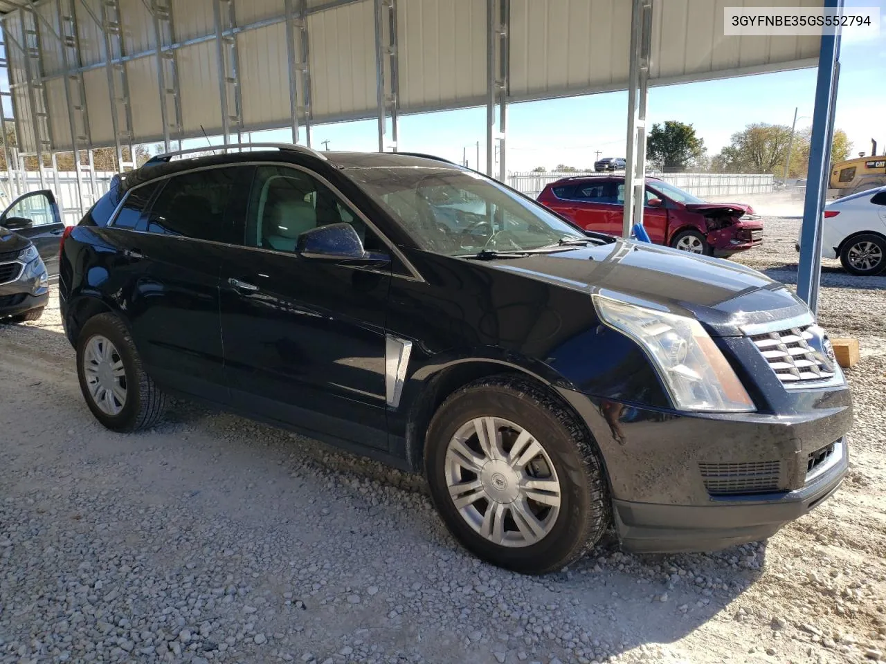 2016 Cadillac Srx Luxury Collection VIN: 3GYFNBE35GS552794 Lot: 78746694