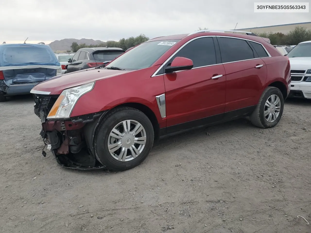 2016 Cadillac Srx Luxury Collection VIN: 3GYFNBE35GS563343 Lot: 79125654