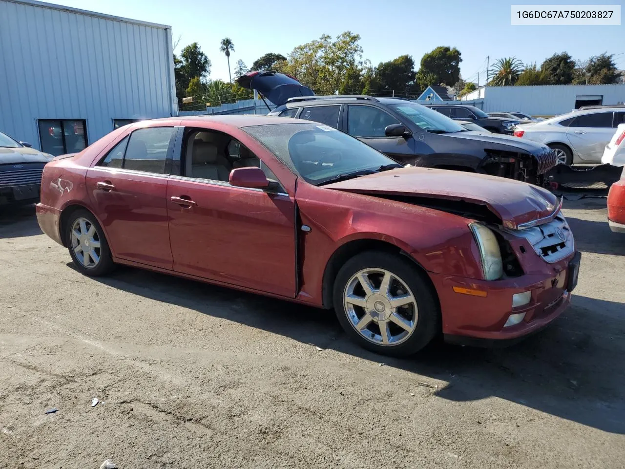 2005 Cadillac Sts VIN: 1G6DC67A750203827 Lot: 74046234