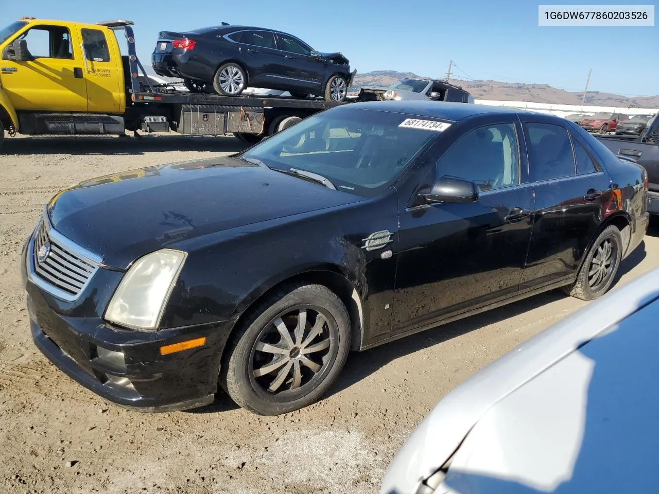 1G6DW677860203526 2006 Cadillac Sts