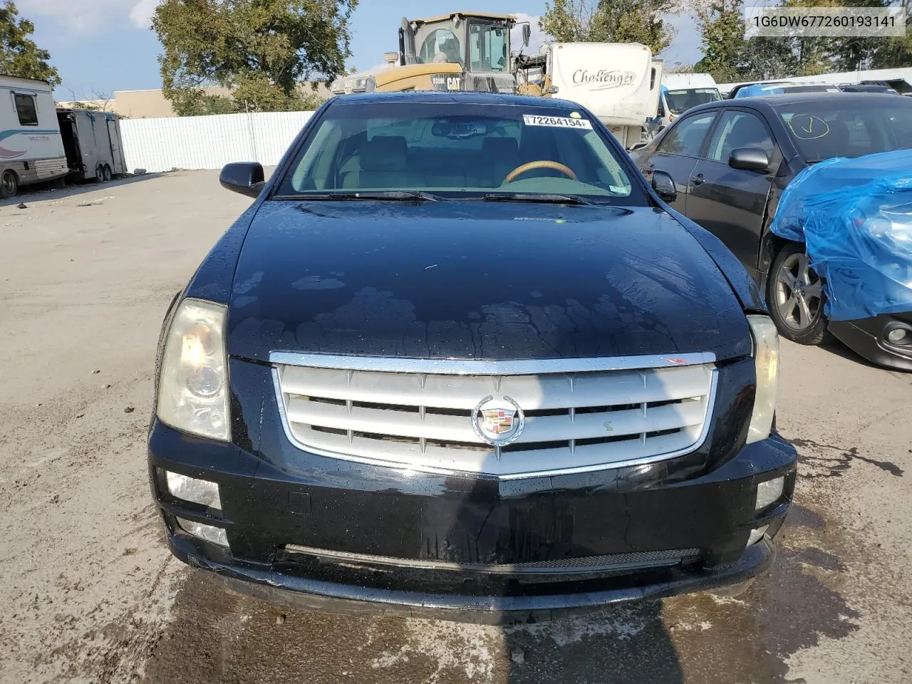 2006 Cadillac Sts VIN: 1G6DW677260193141 Lot: 72264154