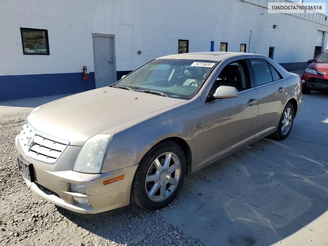 2006 Cadillac Sts VIN: 1G6DC67A760136518 Lot: 74275634