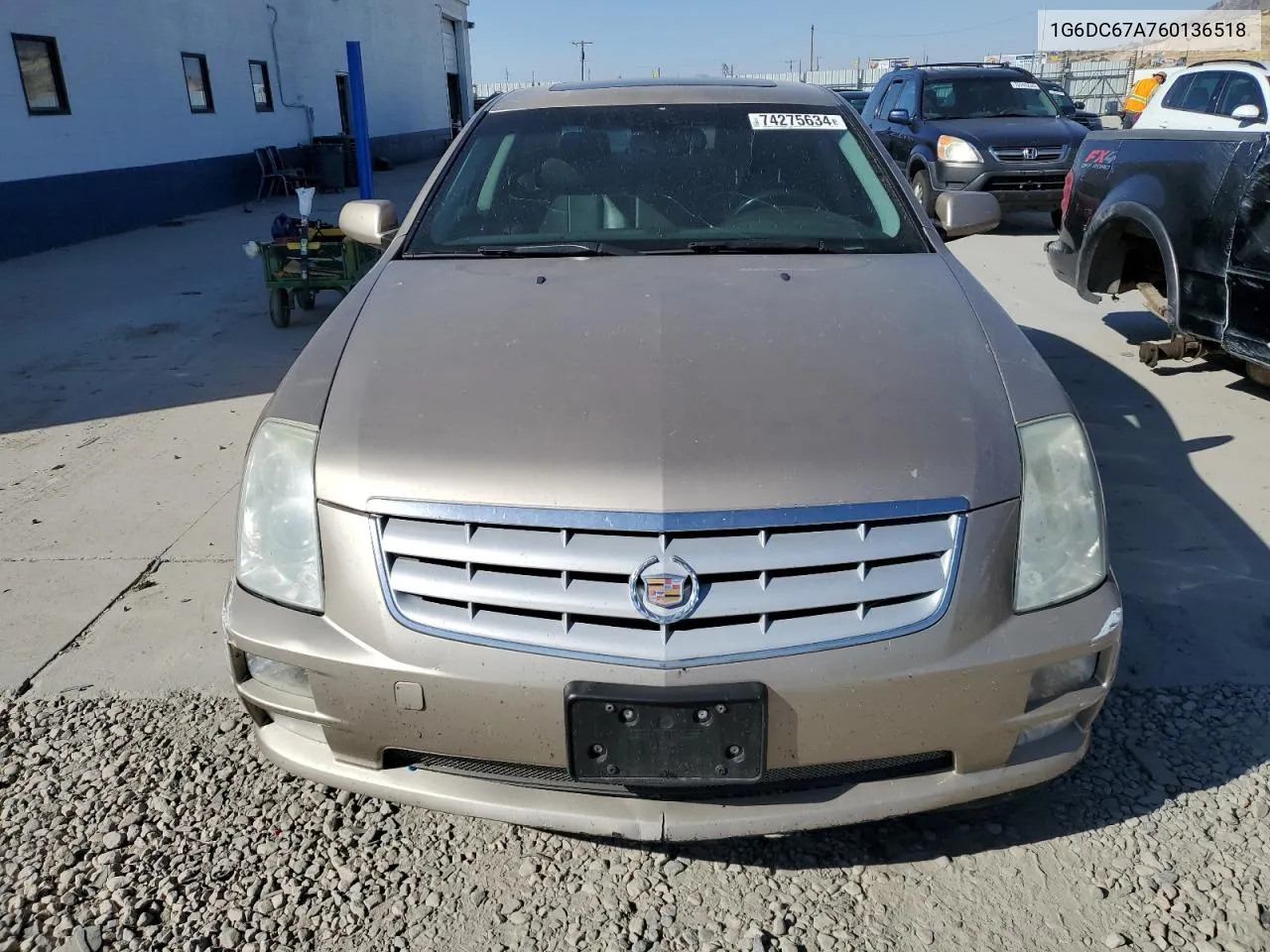 2006 Cadillac Sts VIN: 1G6DC67A760136518 Lot: 74275634