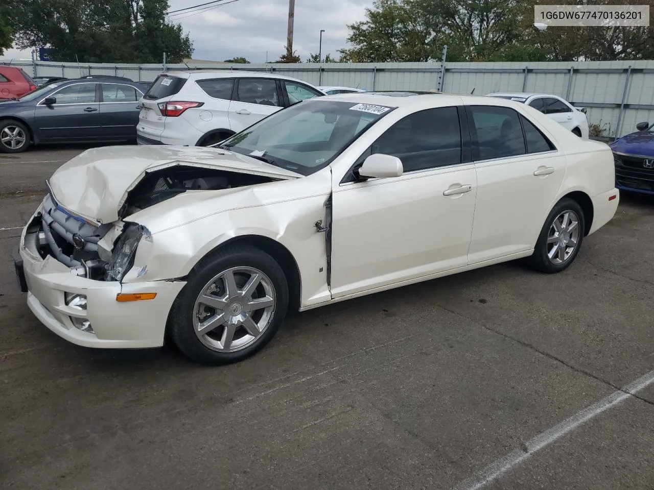 2007 Cadillac Sts VIN: 1G6DW677470136201 Lot: 72600104