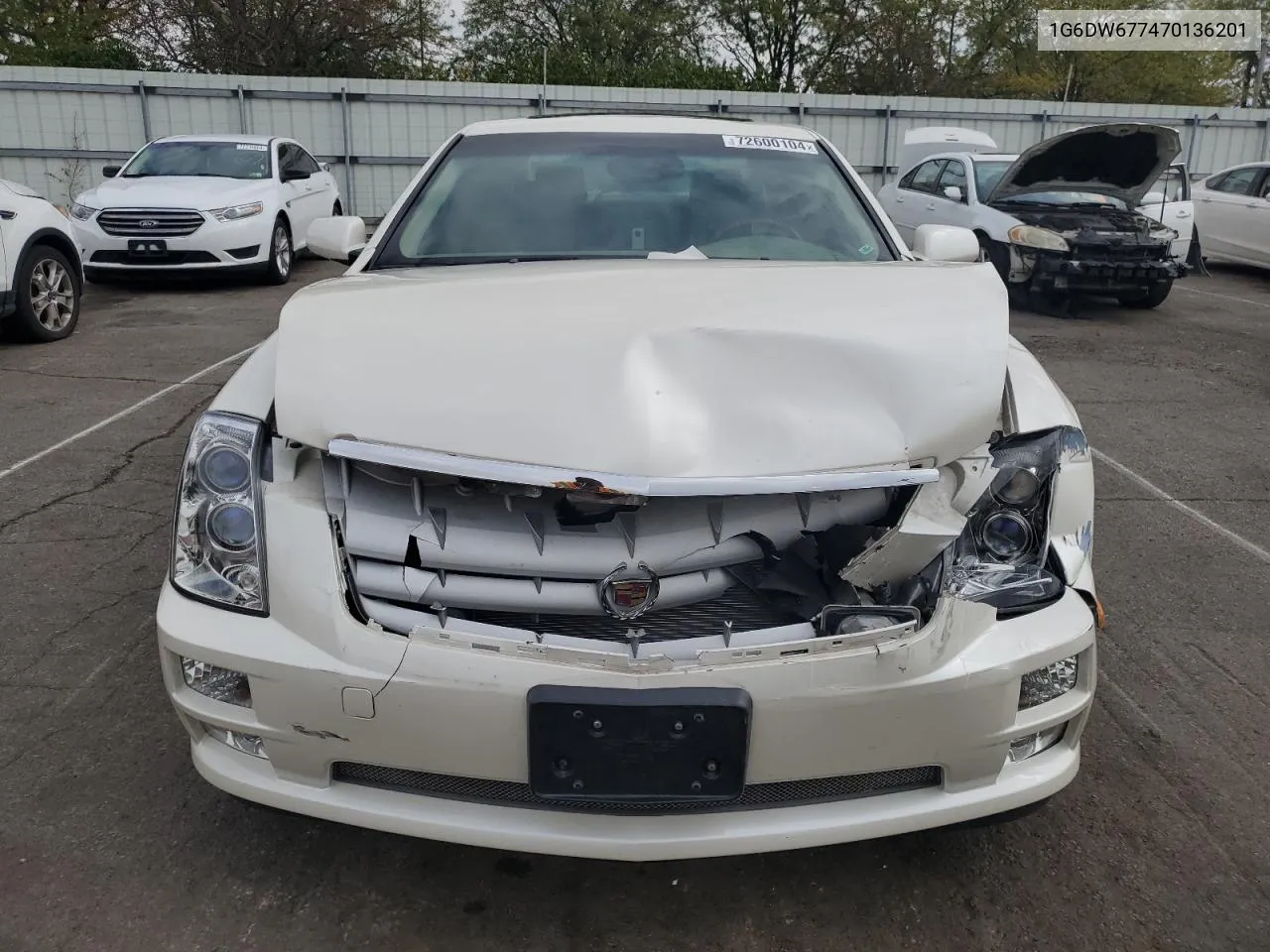 2007 Cadillac Sts VIN: 1G6DW677470136201 Lot: 72600104