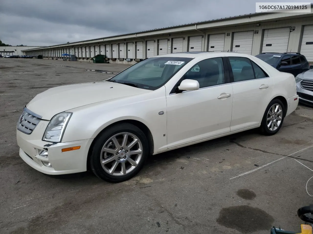 2007 Cadillac Sts VIN: 1G6DC67A170194125 Lot: 72928914