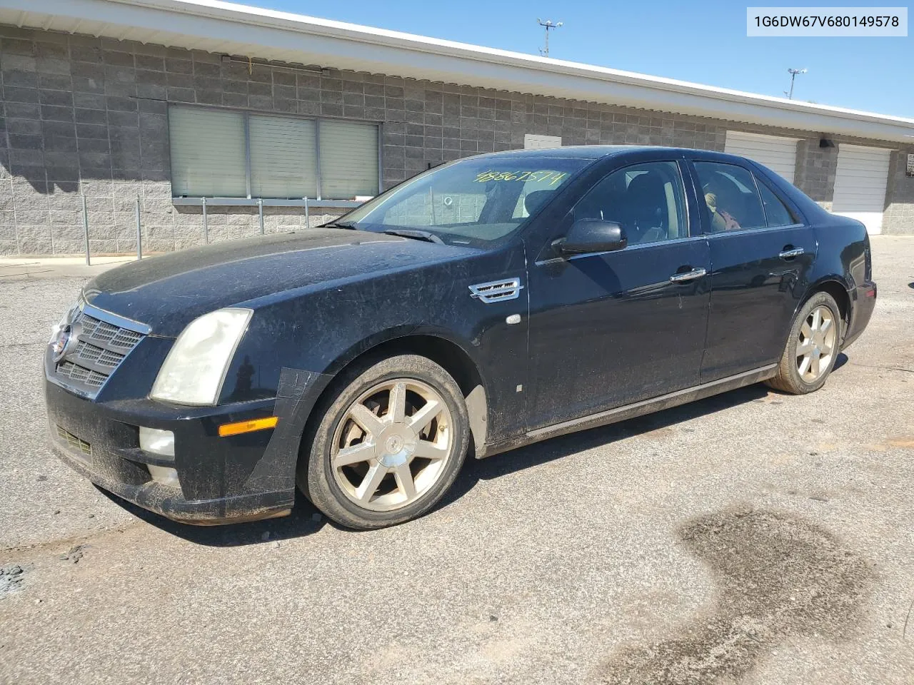 1G6DW67V680149578 2008 Cadillac Sts