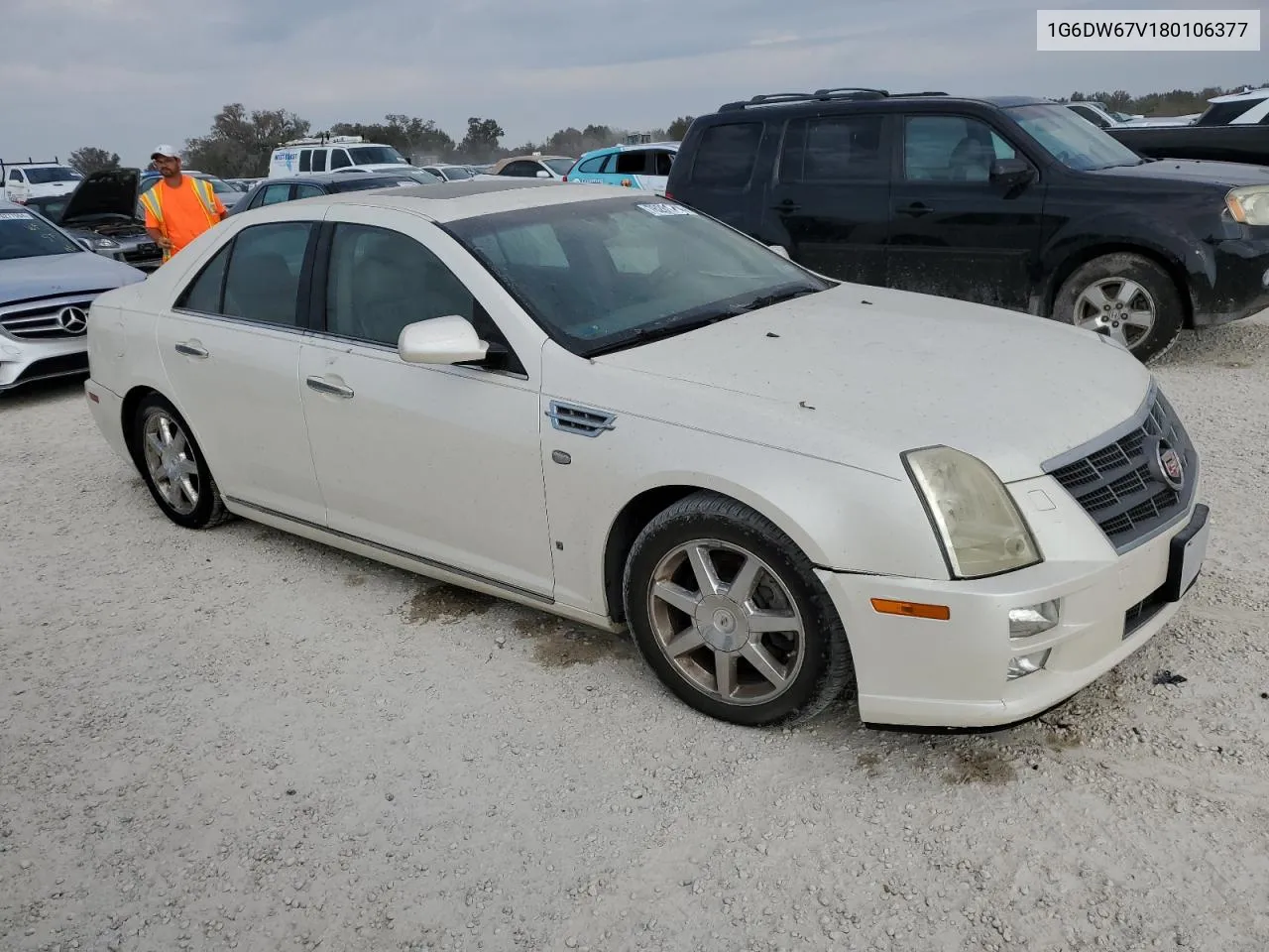 2008 Cadillac Sts VIN: 1G6DW67V180106377 Lot: 76261744