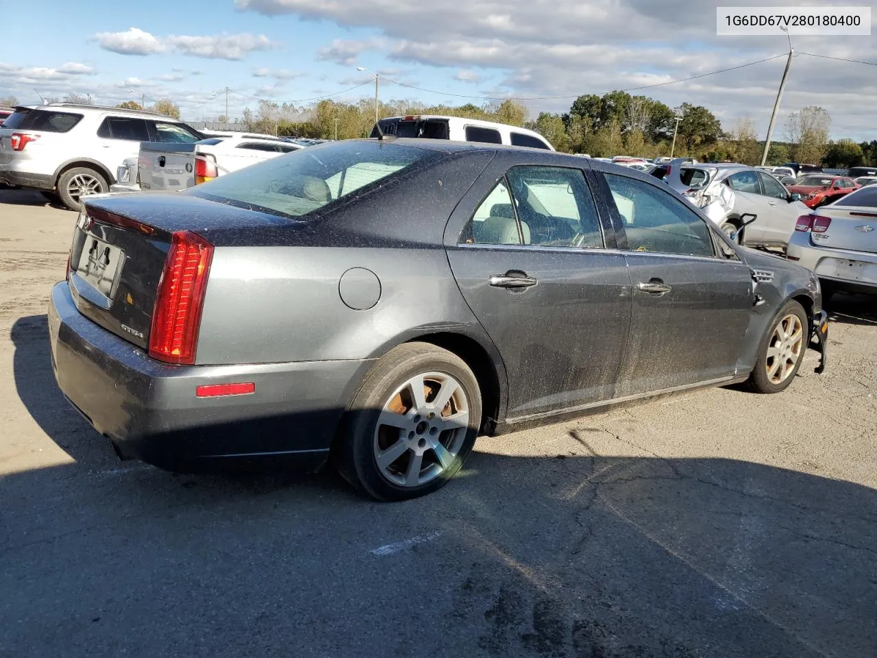 2008 Cadillac Sts VIN: 1G6DD67V280180400 Lot: 76478554