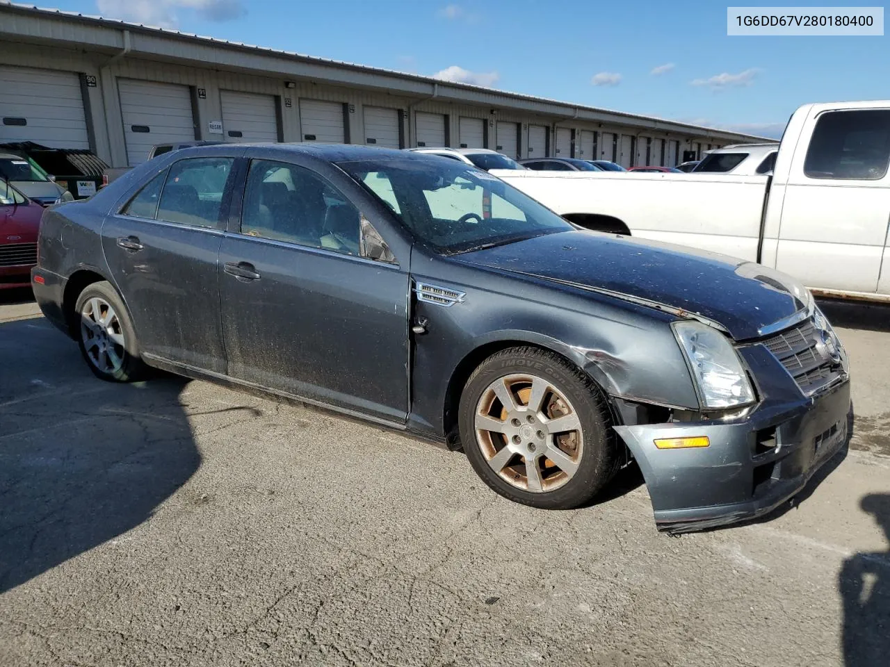 2008 Cadillac Sts VIN: 1G6DD67V280180400 Lot: 76478554