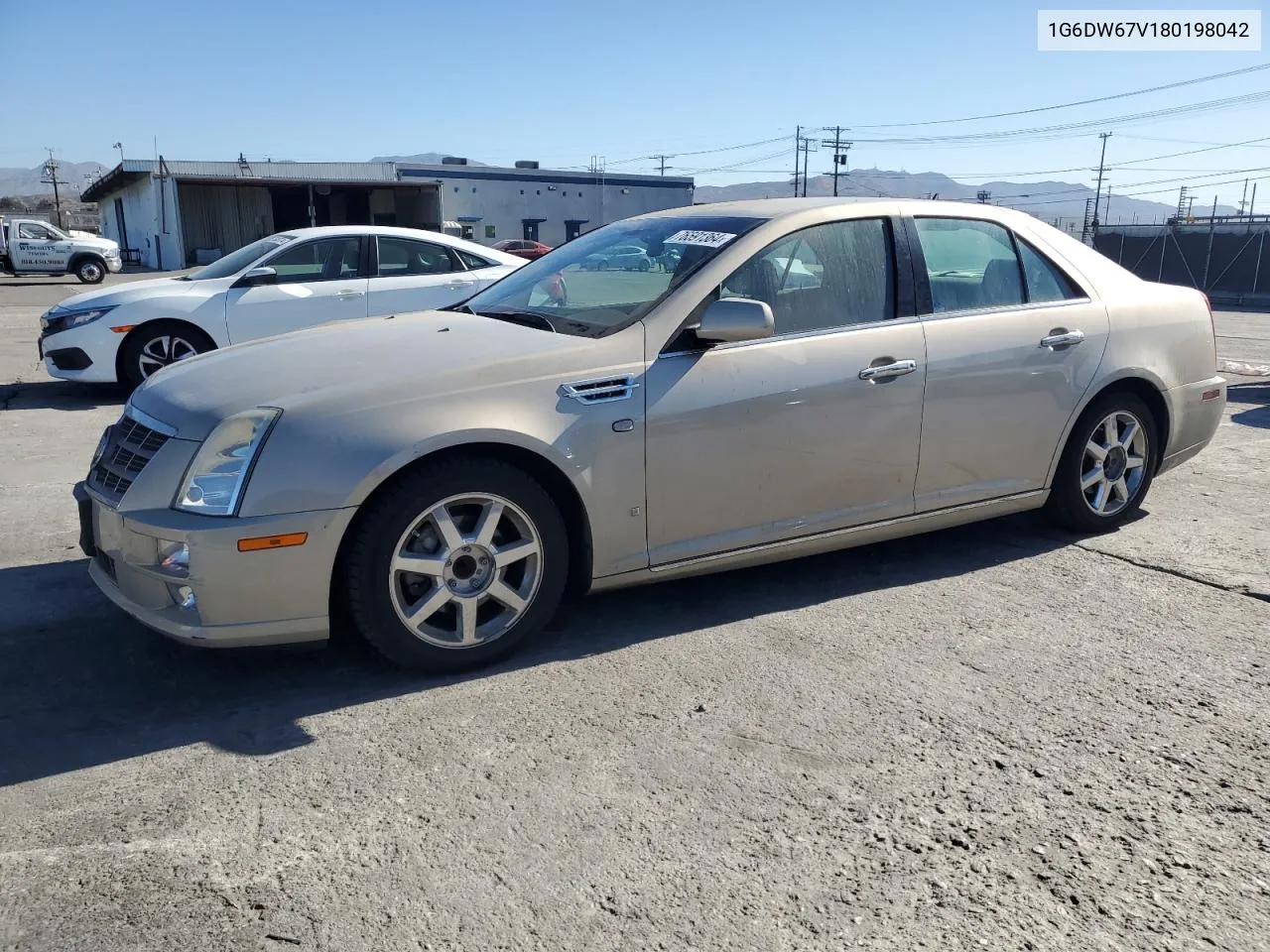 2008 Cadillac Sts VIN: 1G6DW67V180198042 Lot: 76591364