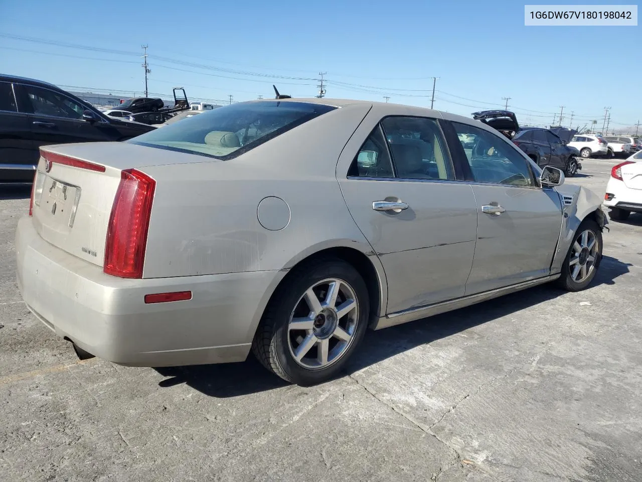 2008 Cadillac Sts VIN: 1G6DW67V180198042 Lot: 76591364