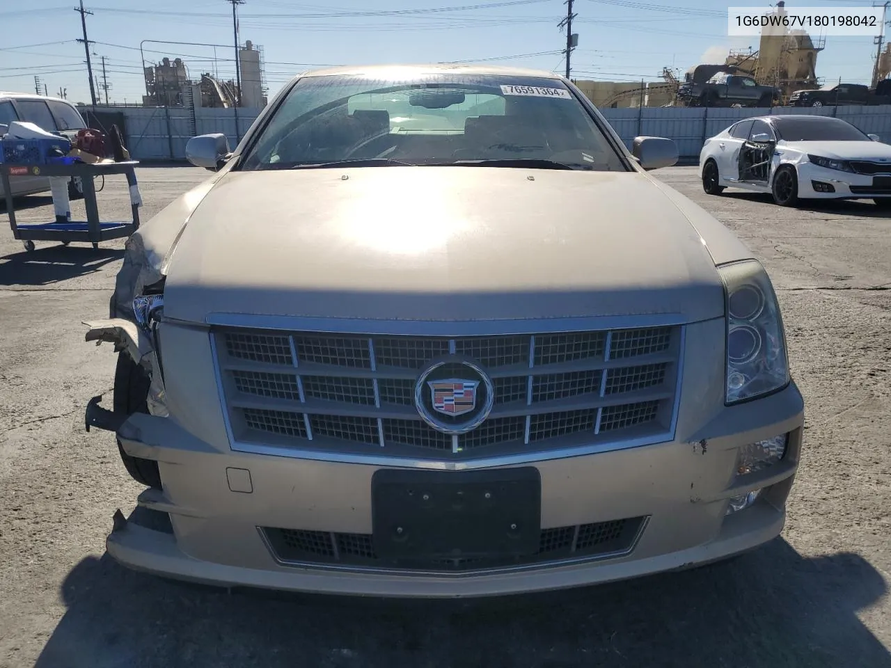 2008 Cadillac Sts VIN: 1G6DW67V180198042 Lot: 76591364